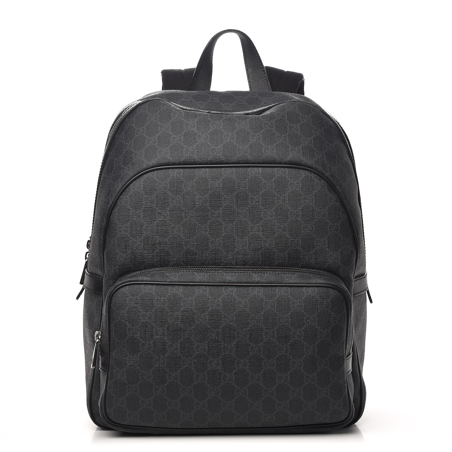 GUCCI GG Supreme Medium Backpack Grey Black 239129