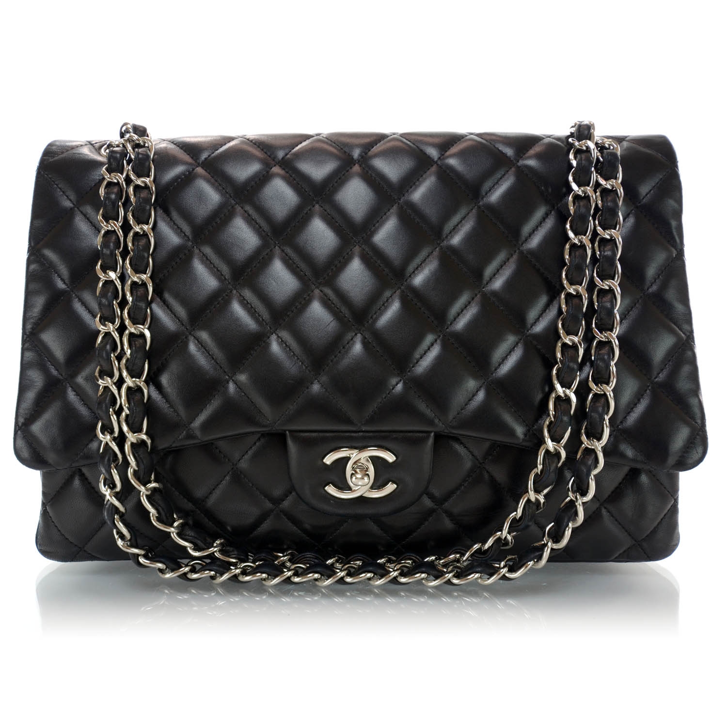 chanel maxi flap bag lambskin