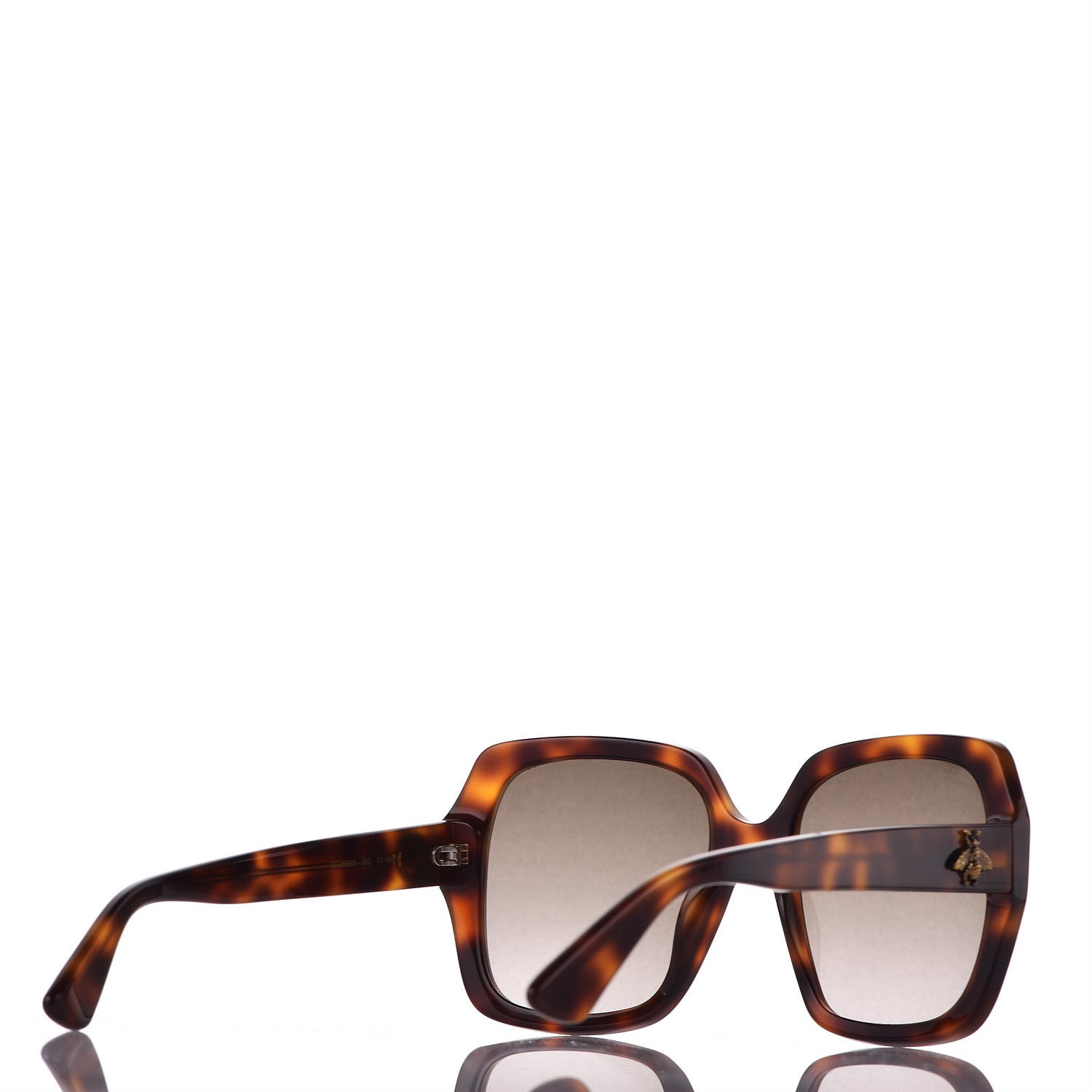 gucci square tortoise sunglasses