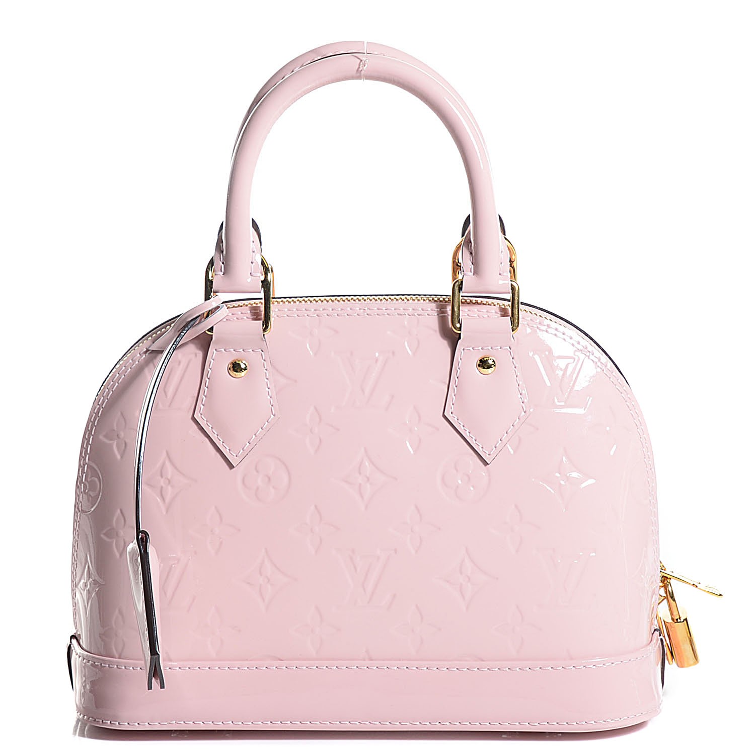 LOUIS VUITTON Vernis Alma BB Rose Ballerine 101961