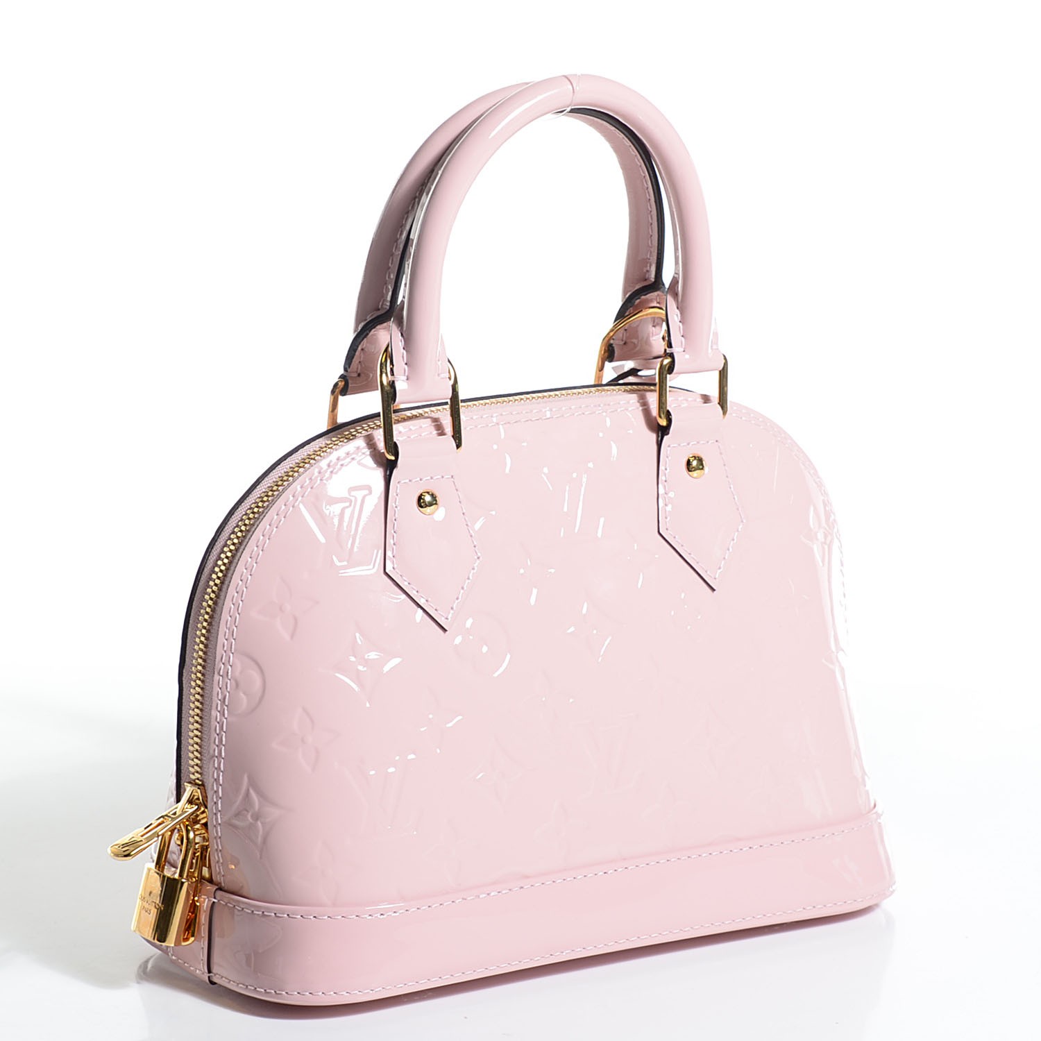 LOUIS VUITTON Vernis Alma BB Rose Ballerine 101961