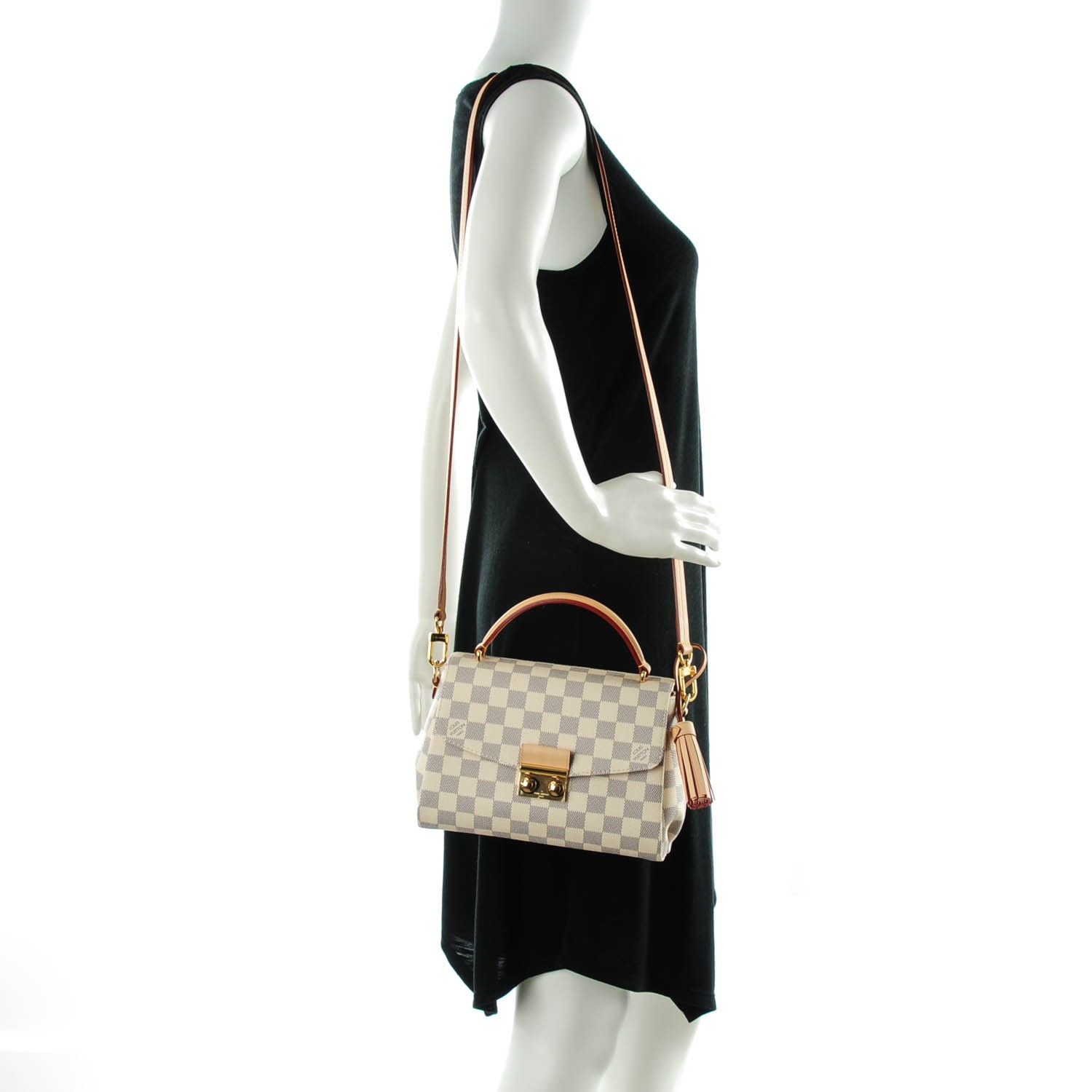 louis vuitton croisette damier LOUIS VUITTON Damier Azur Croisette 134587