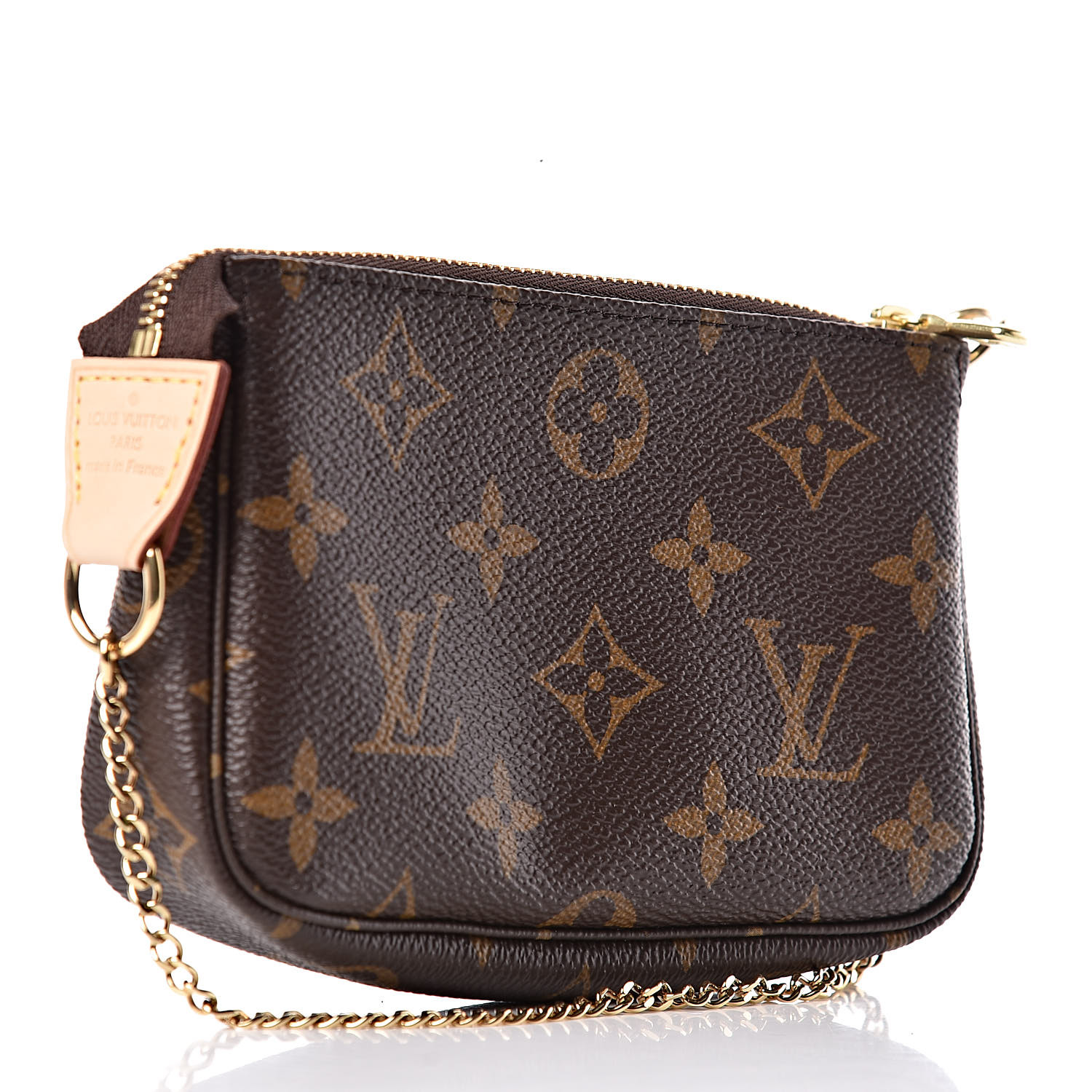 louis vuitton mini pochette accessoires bicolore black beige monogram empreinte