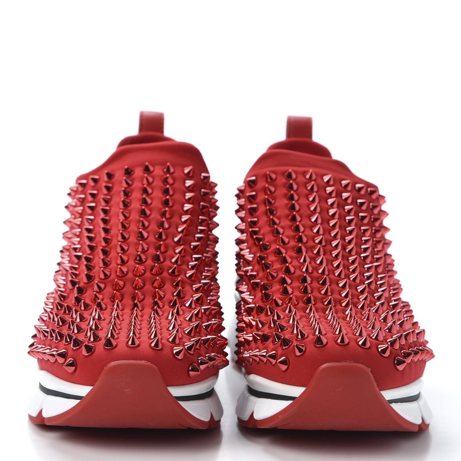 louboutin spike sock sneaker