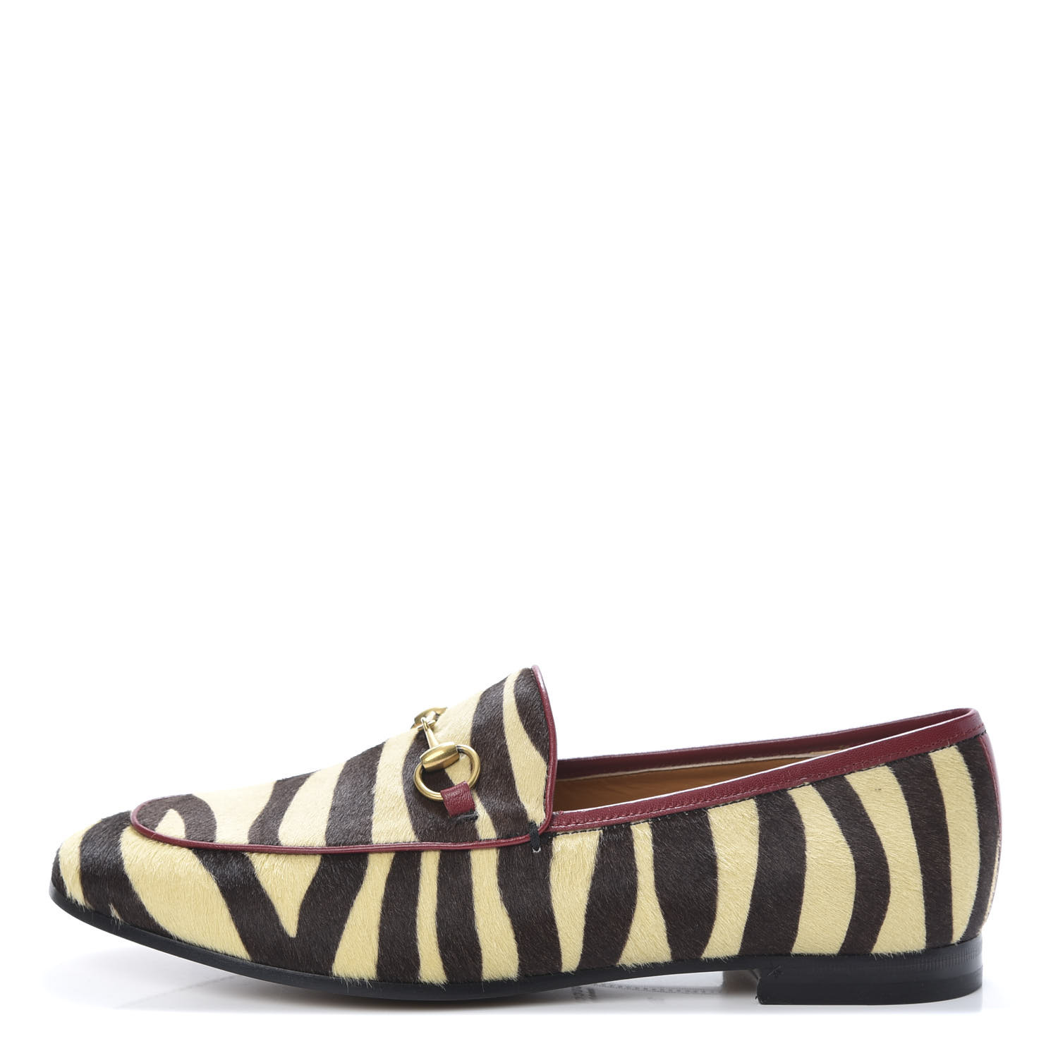 gucci zebra loafers