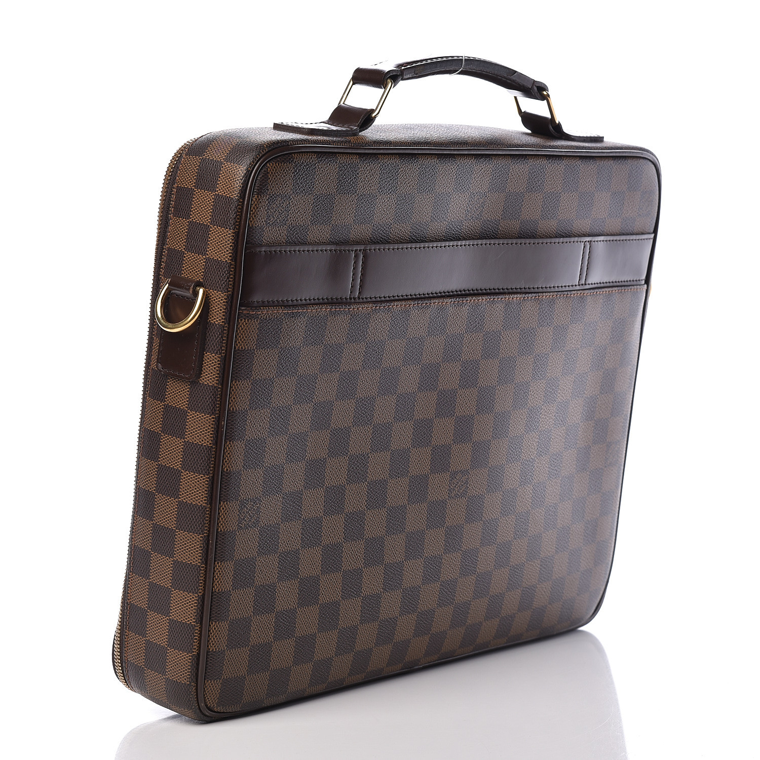 LOUIS VUITTON Damier Ebene Porte Ordinateur Sabana NM Computer Case 467061