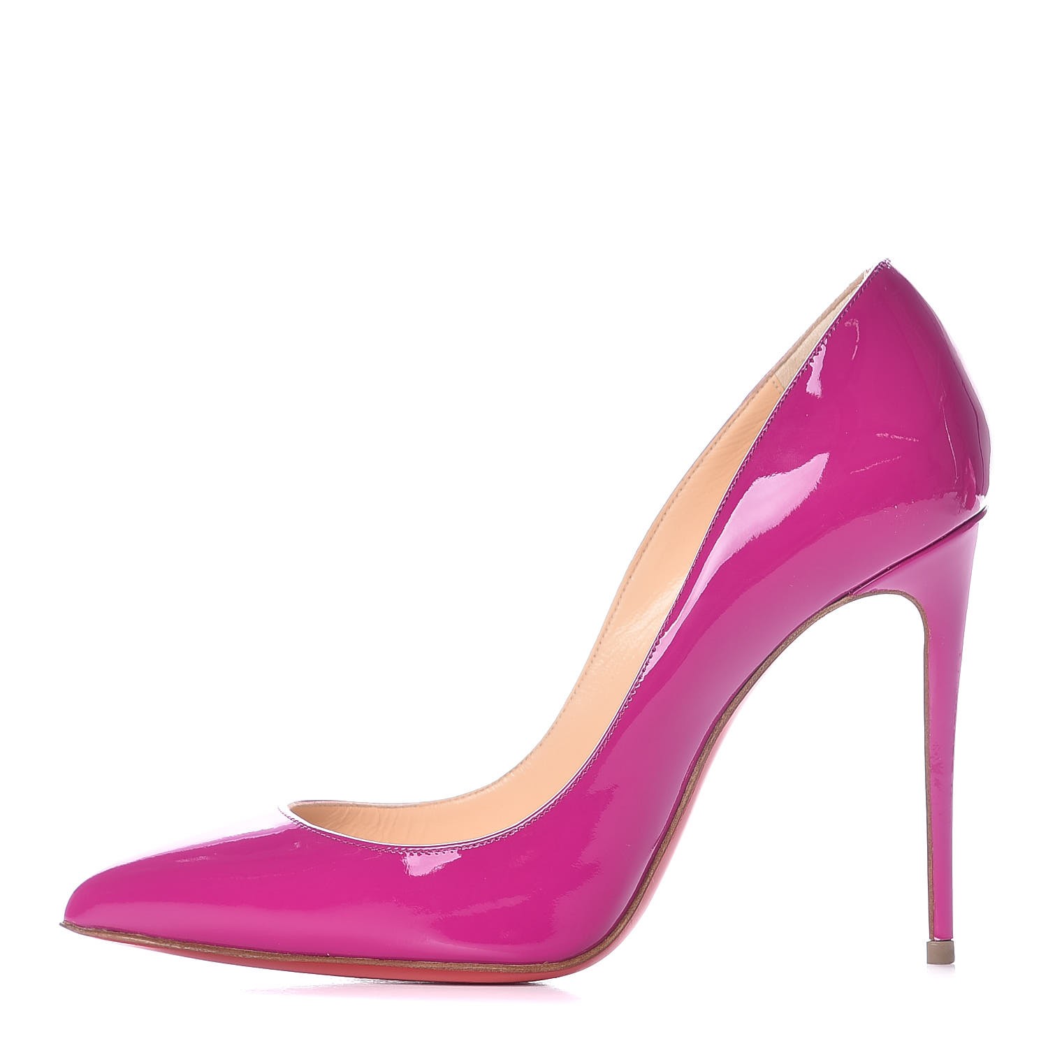 CHRISTIAN LOUBOUTIN Patent Pigalle Follies 100 Pumps 36.5 Rose ... CHRISTIAN LOUBOUTIN Patent Pigalle Follies 100 Pumps 36.5 Rose ...
