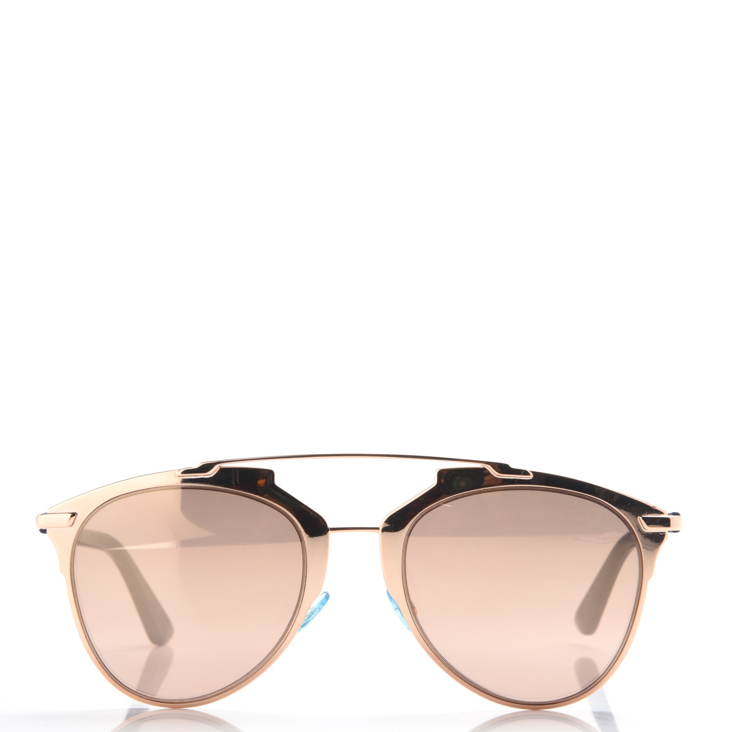 dior reflected sunglasses rose gold