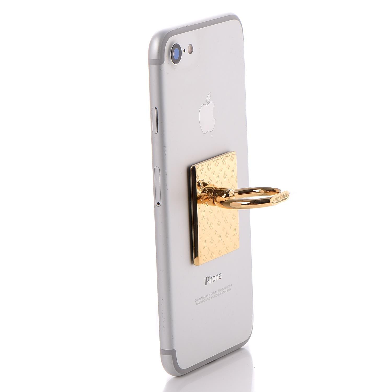 LOUIS VUITTON Nanogram Phone Ring Holder Gold 280730