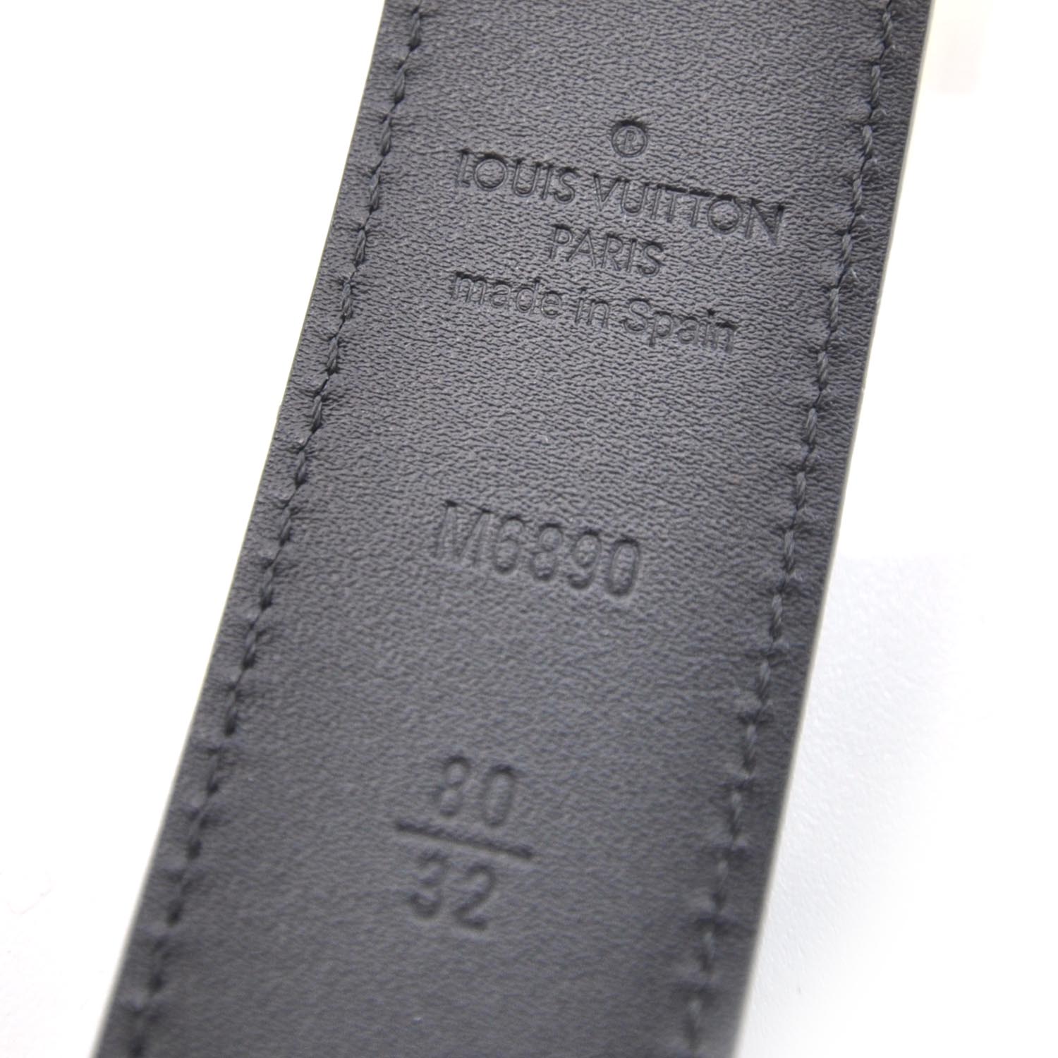 Multi-colours black and white LV belt