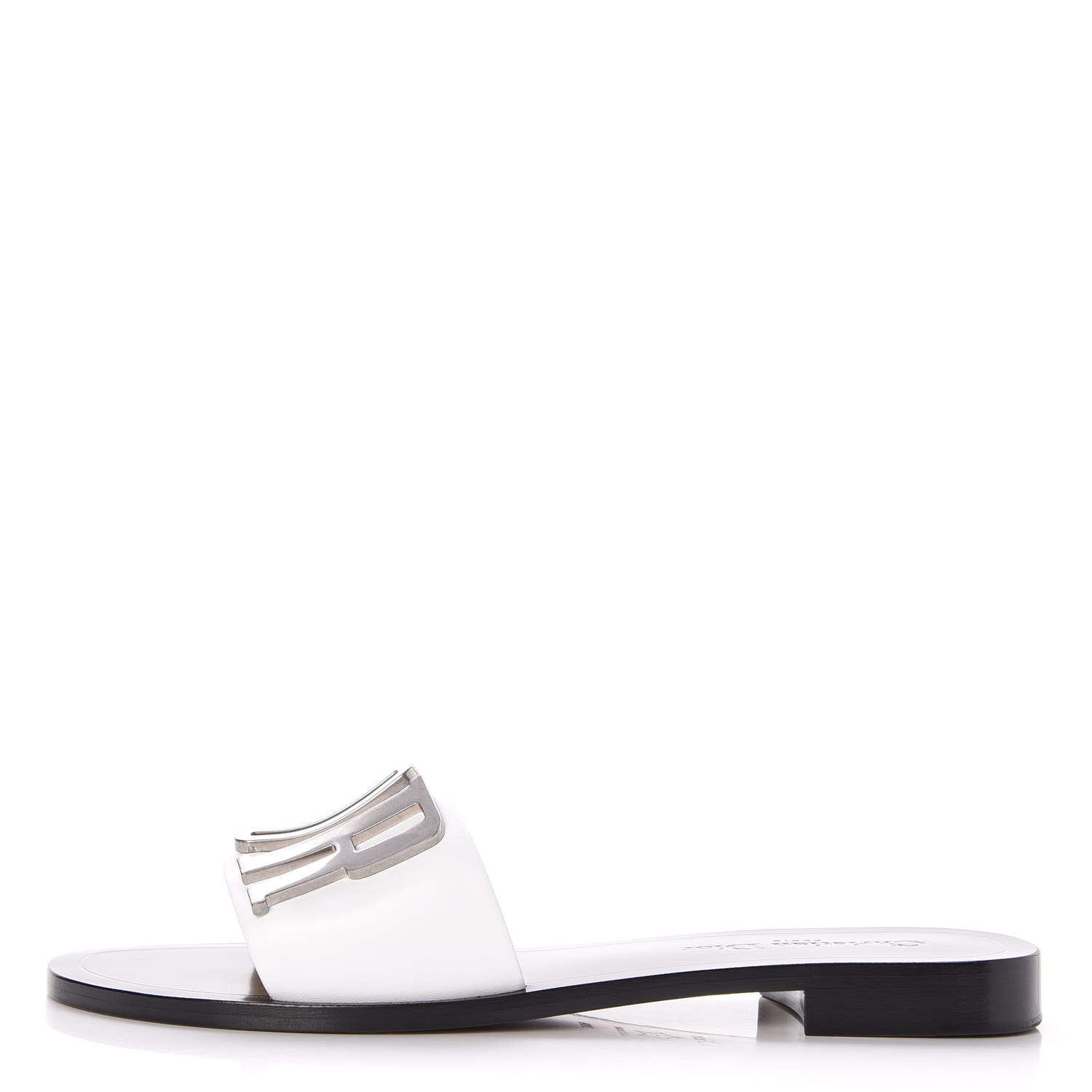 white dior sandals