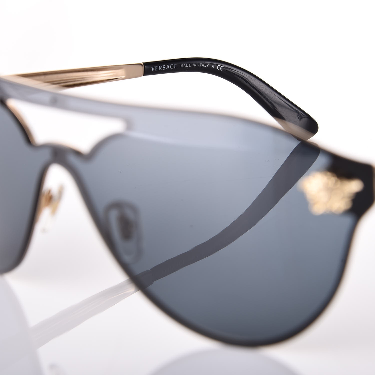 versace gold aviator sunglasses