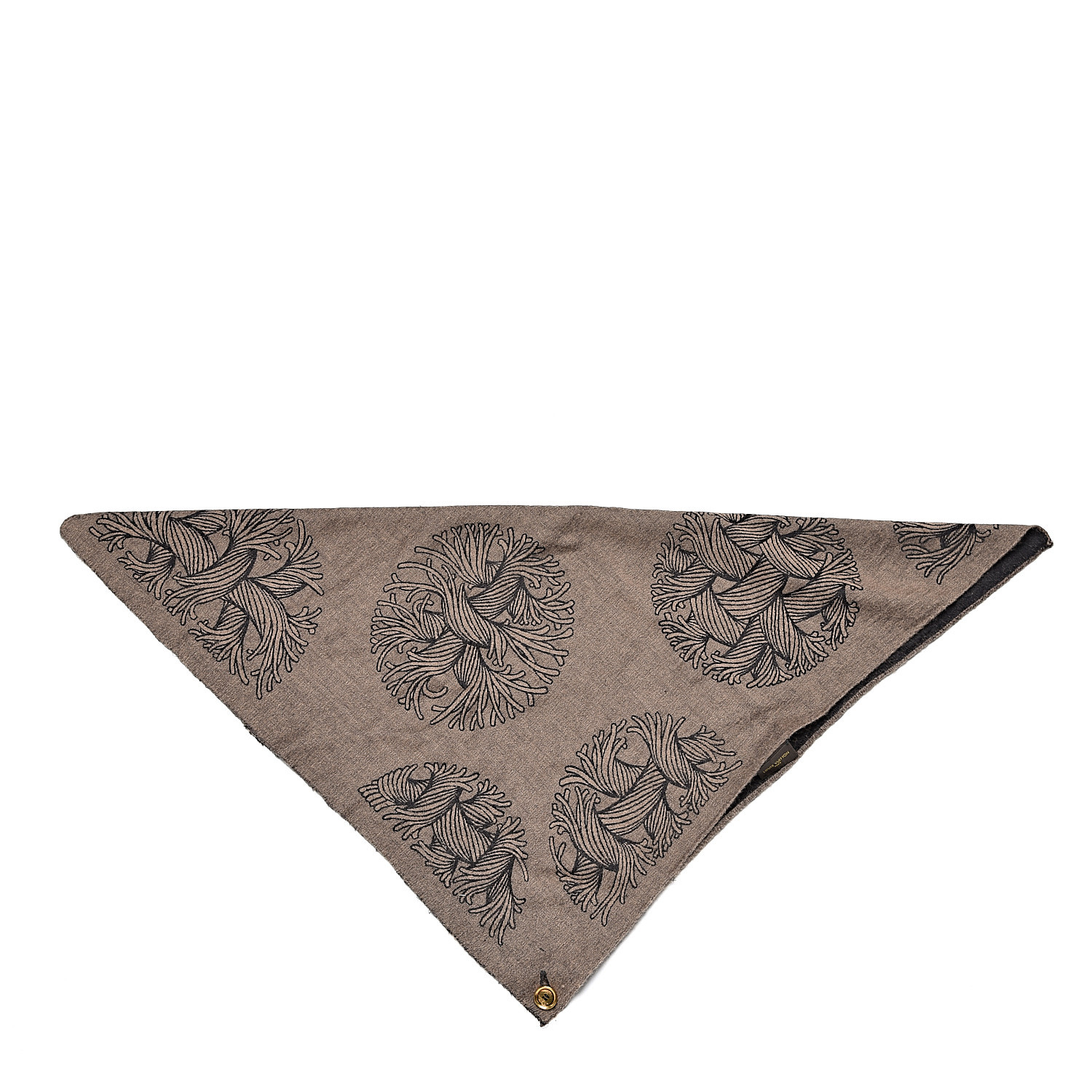 louis vuitton bandana brown
