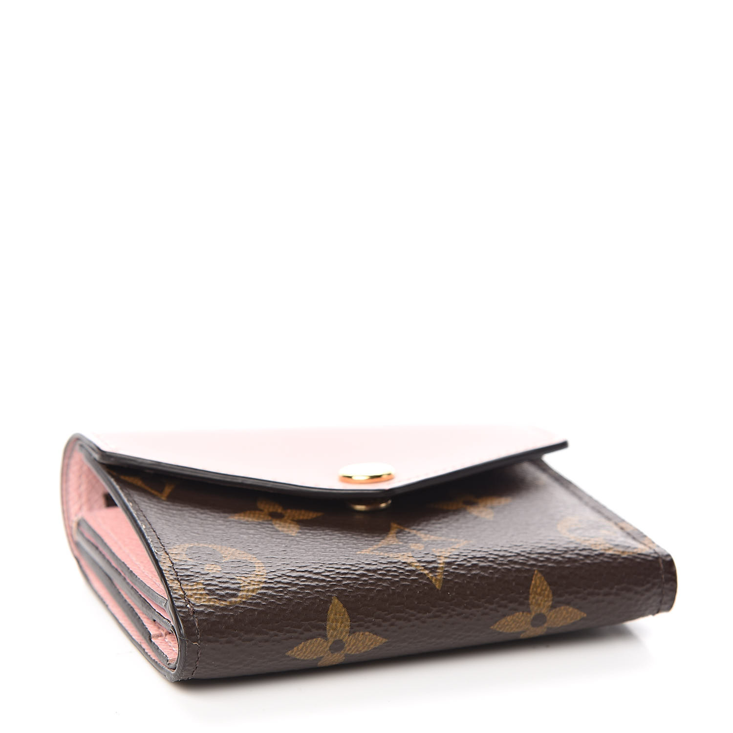 LOUIS VUITTON Monogram Zoe Wallet Rose Ballerine 526917