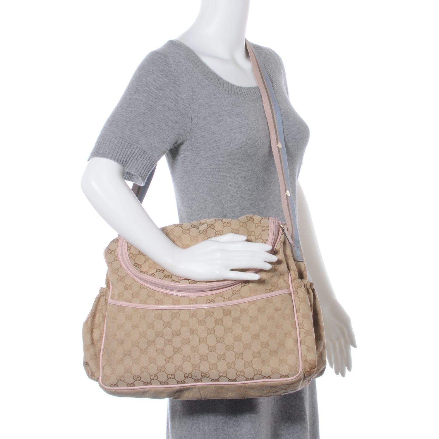 gucci diaper bag pink