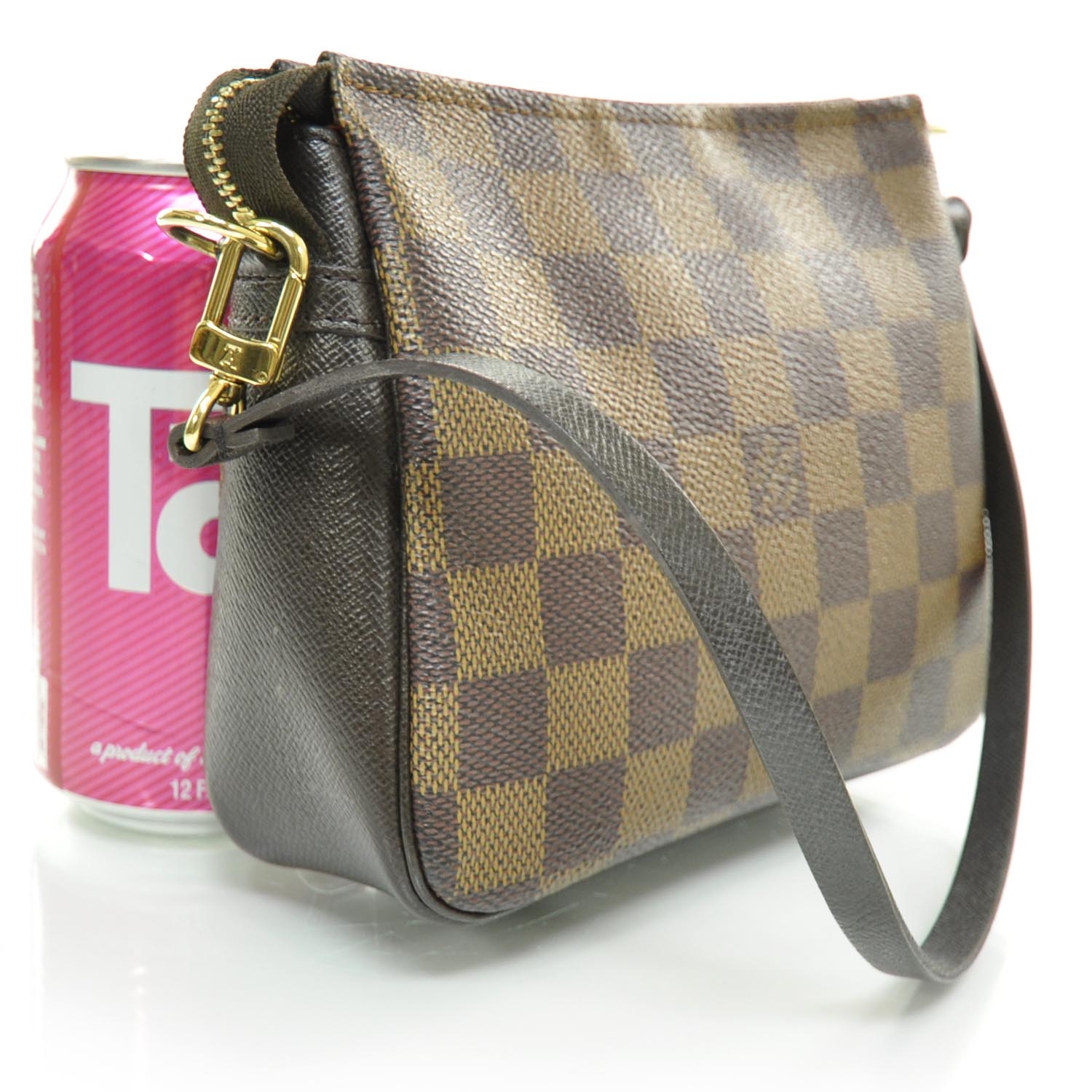 LOUIS VUITTON Damier Trousse Makeup Bag Pochette 24709