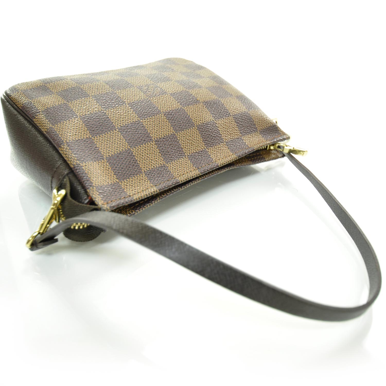 LOUIS VUITTON Damier Trousse Makeup Bag Pochette 24709