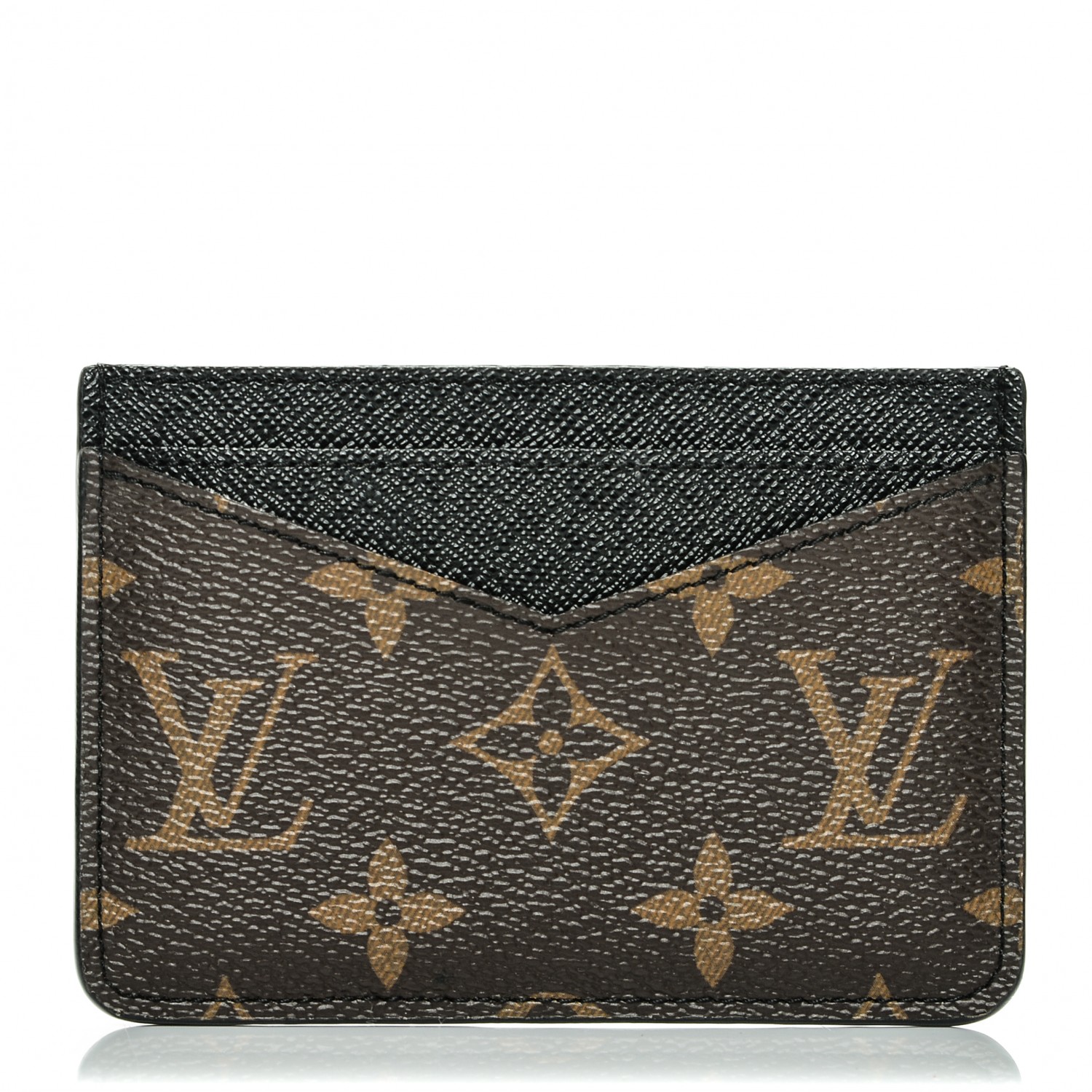 LOUIS VUITTON Monogram Macassar Neo Porte-Cartes Card Holder 190315