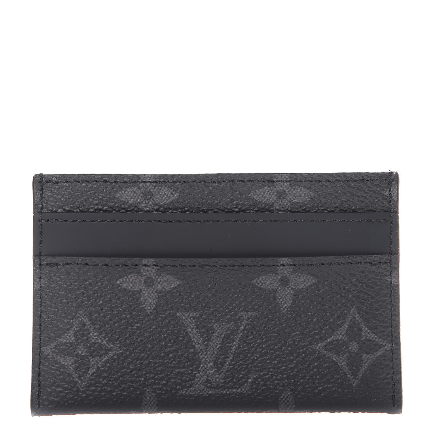 LOUIS VUITTON Monogram Eclipse Porte-Cartes Double Card Holder 268950