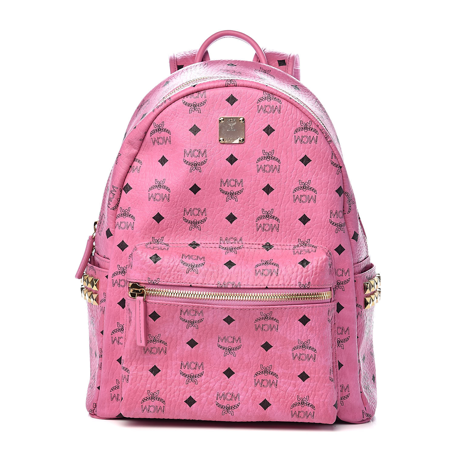 mcm clutch pink