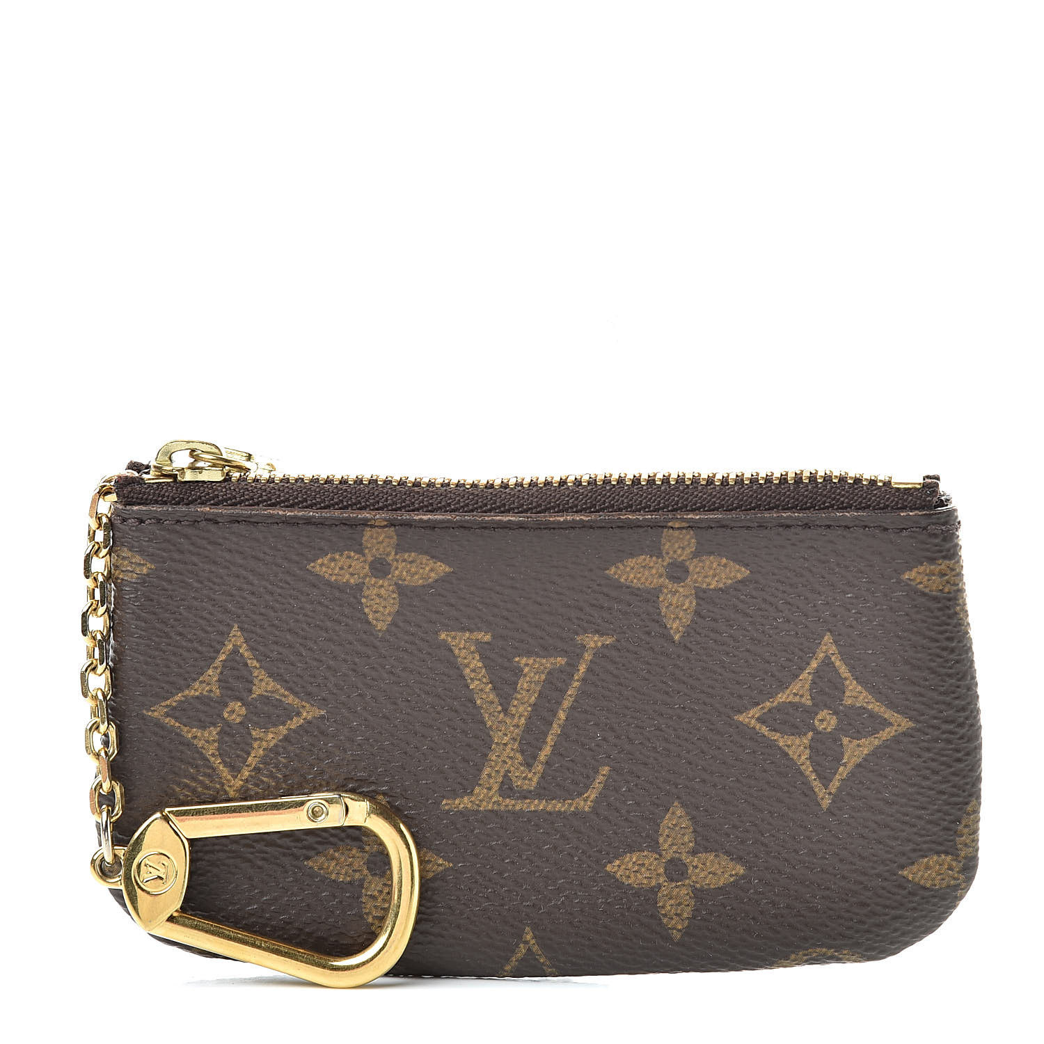 LOUIS VUITTON Monogram Key Pouch 520167