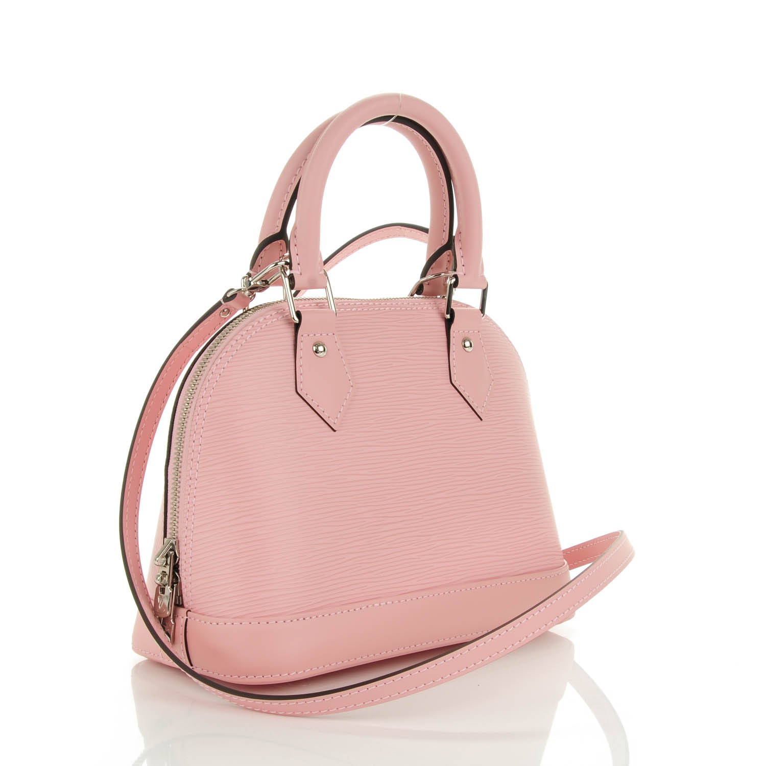 LOUIS VUITTON Epi Alma BB Rose Ballerine 164867