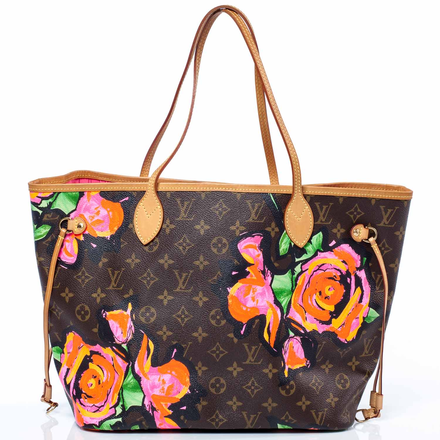 LOUIS VUITTON Stephen Sprouse Roses Neverfull MM 35745