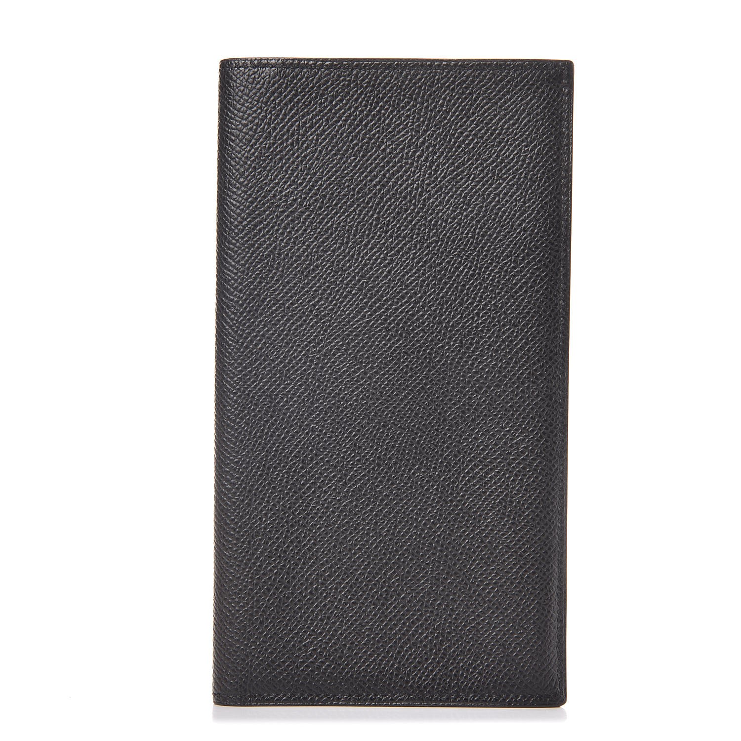 HERMES Epsom MC2 Fleming Long Wallet Black 308868