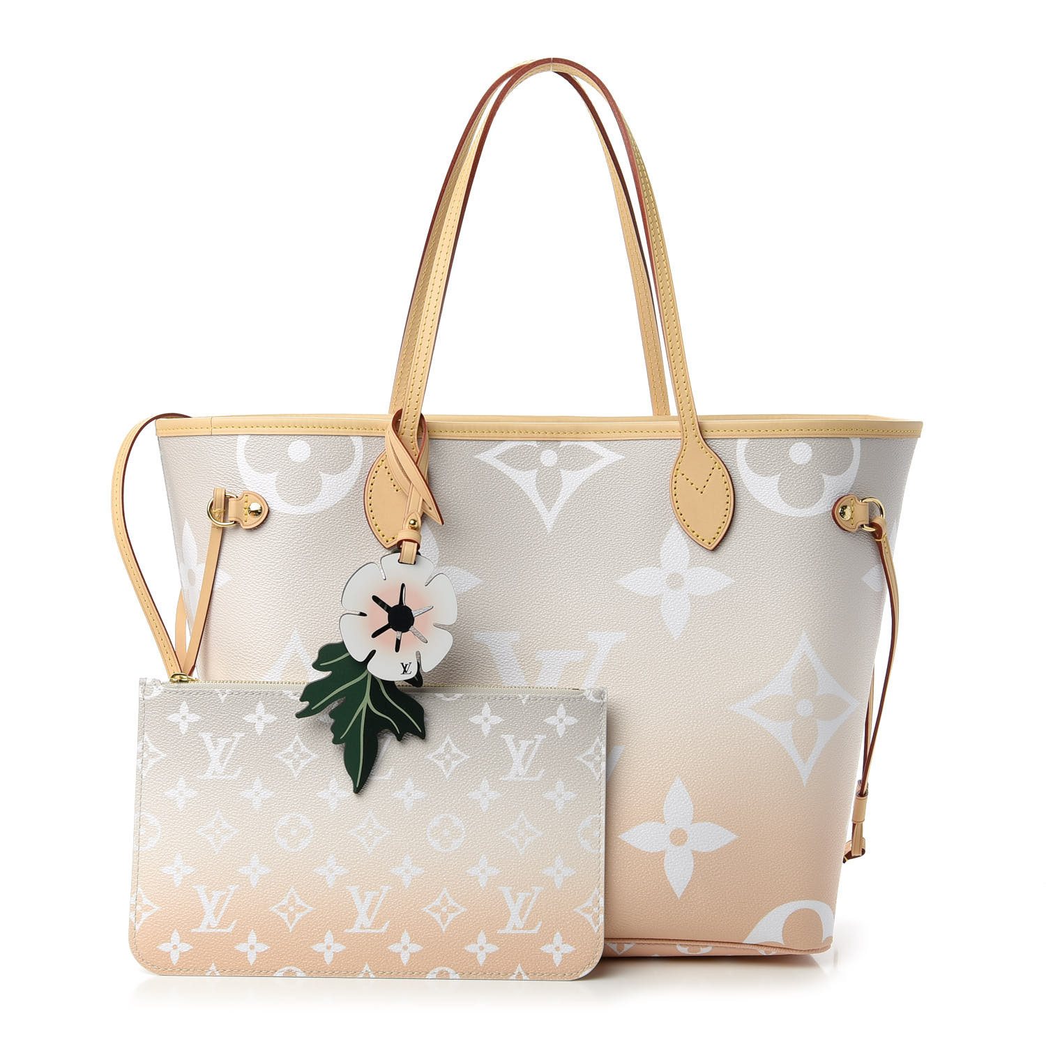 LOUIS VUITTON Monogram Giant By The Pool Neverfull MM Mist 720496