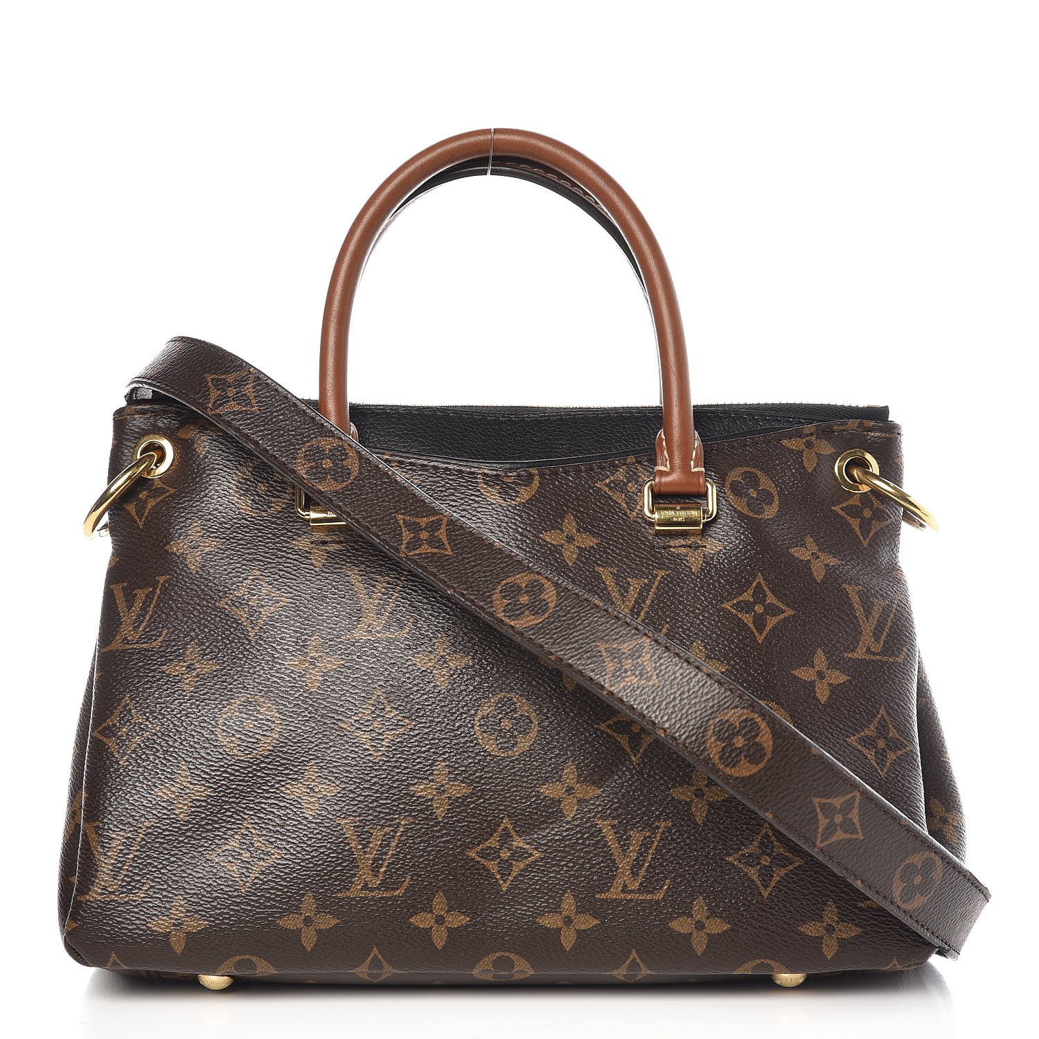 LOUIS VUITTON Monogram Pallas BB Black 271143