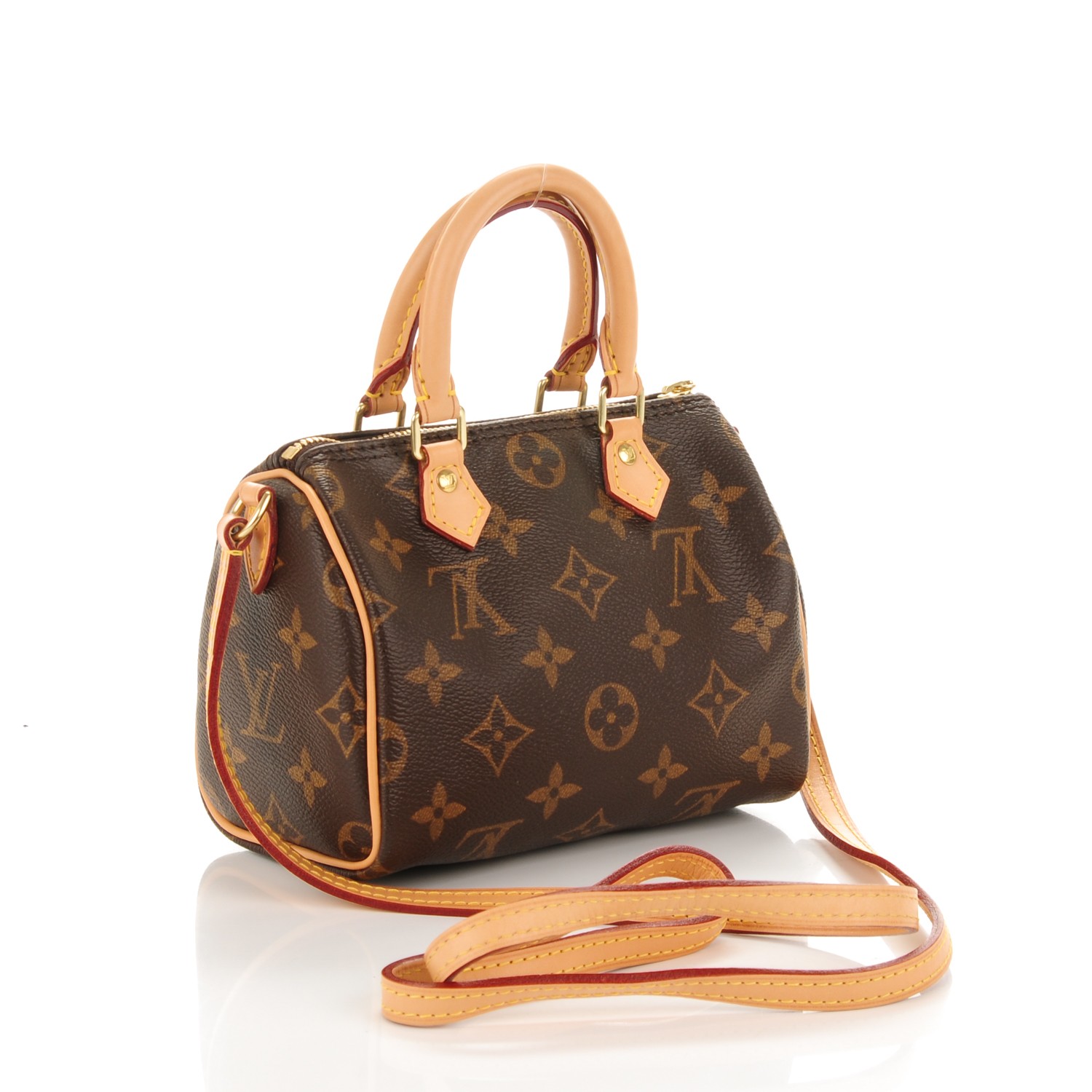 LOUIS VUITTON Monogram Nano Speedy 165752