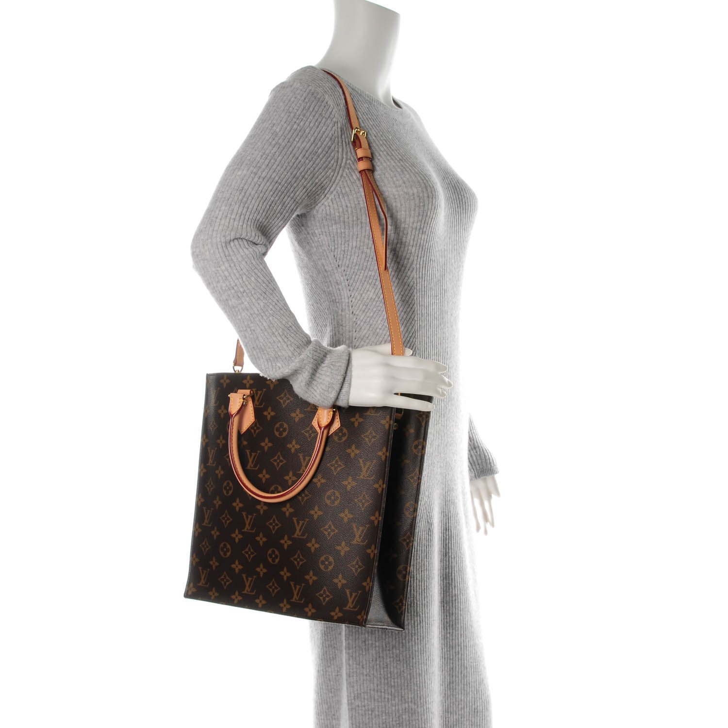 LOUIS VUITTON Monogram Sac Plat PM 165765