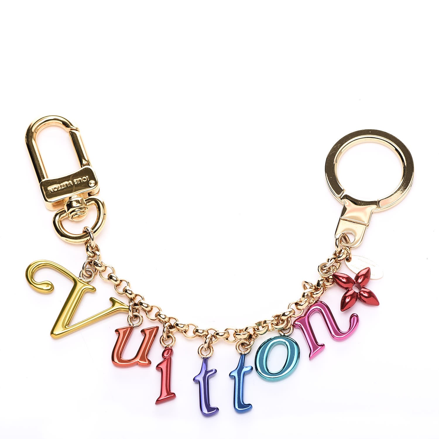 LOUIS VUITTON New Wave Key Chain Bag Charm Multicolor 298450