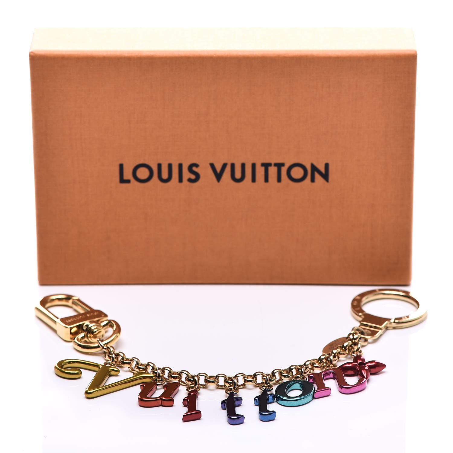 LOUIS VUITTON New Wave Key Chain Bag Charm Multicolor 298450