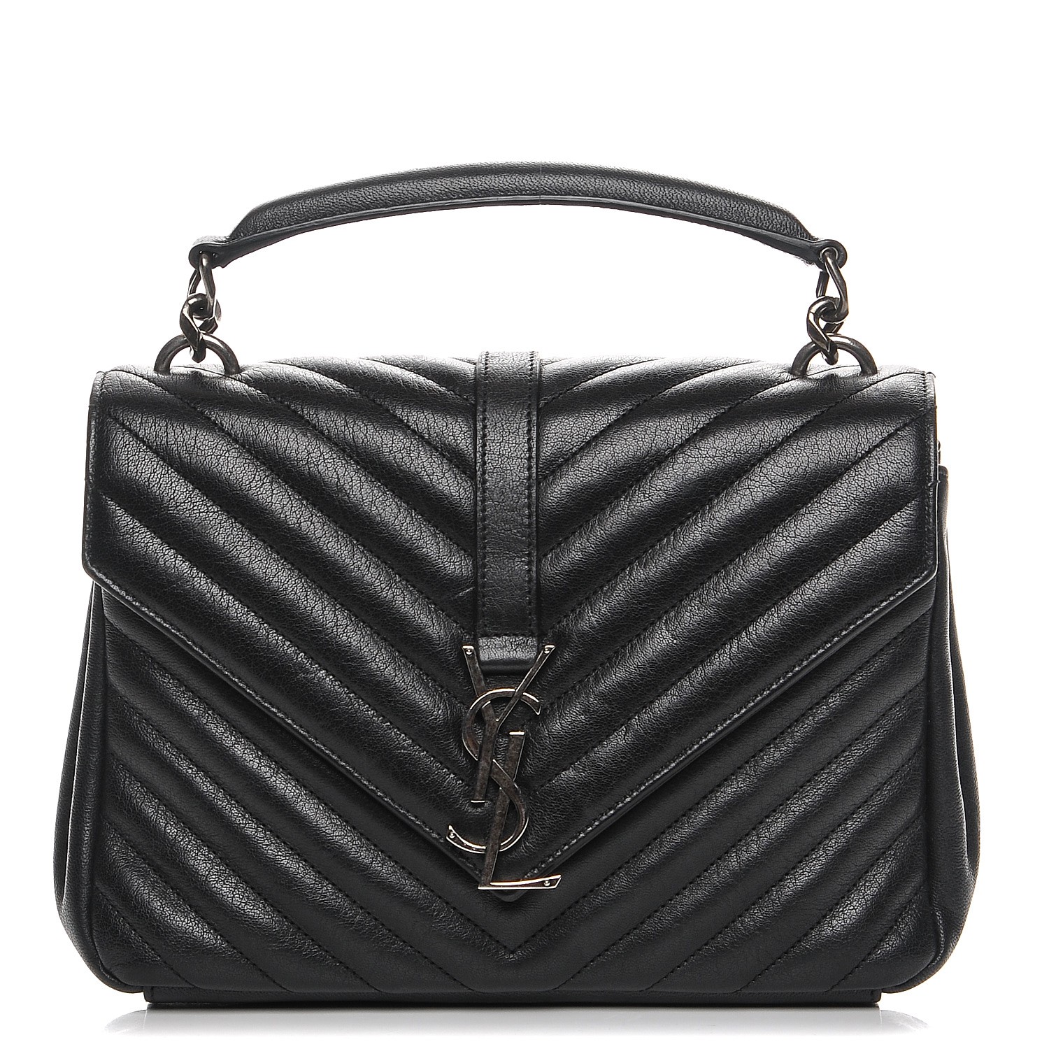 ysl college bag medium black