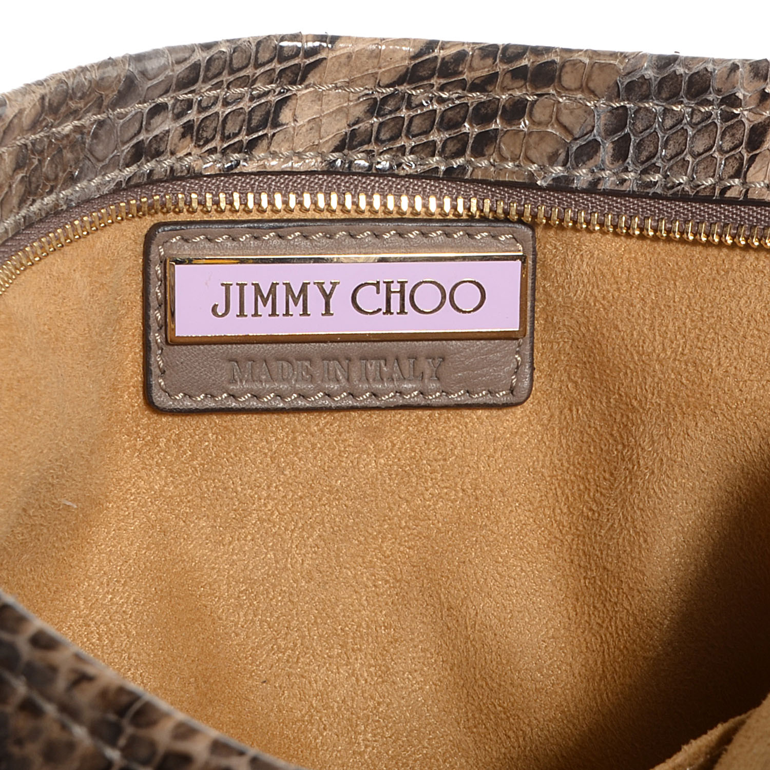 jimmy choo snake bag