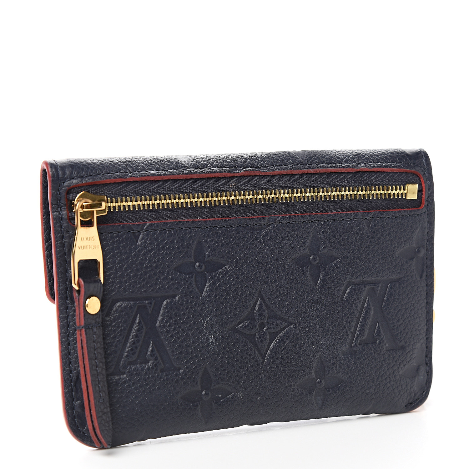 LOUIS VUITTON Empreinte Key Pouch Marine Rouge 552855