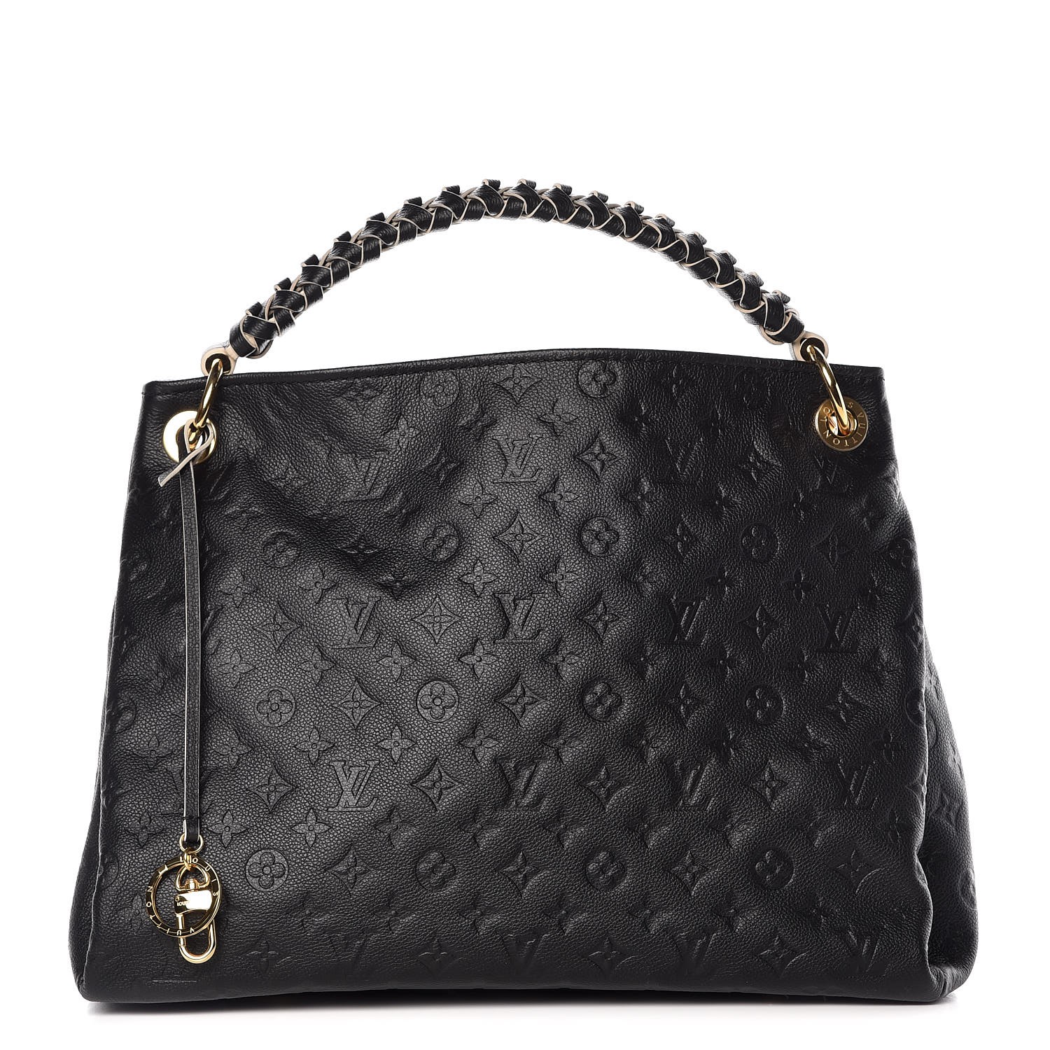 LOUIS VUITTON Empreinte Braided Artsy MM Black 343751