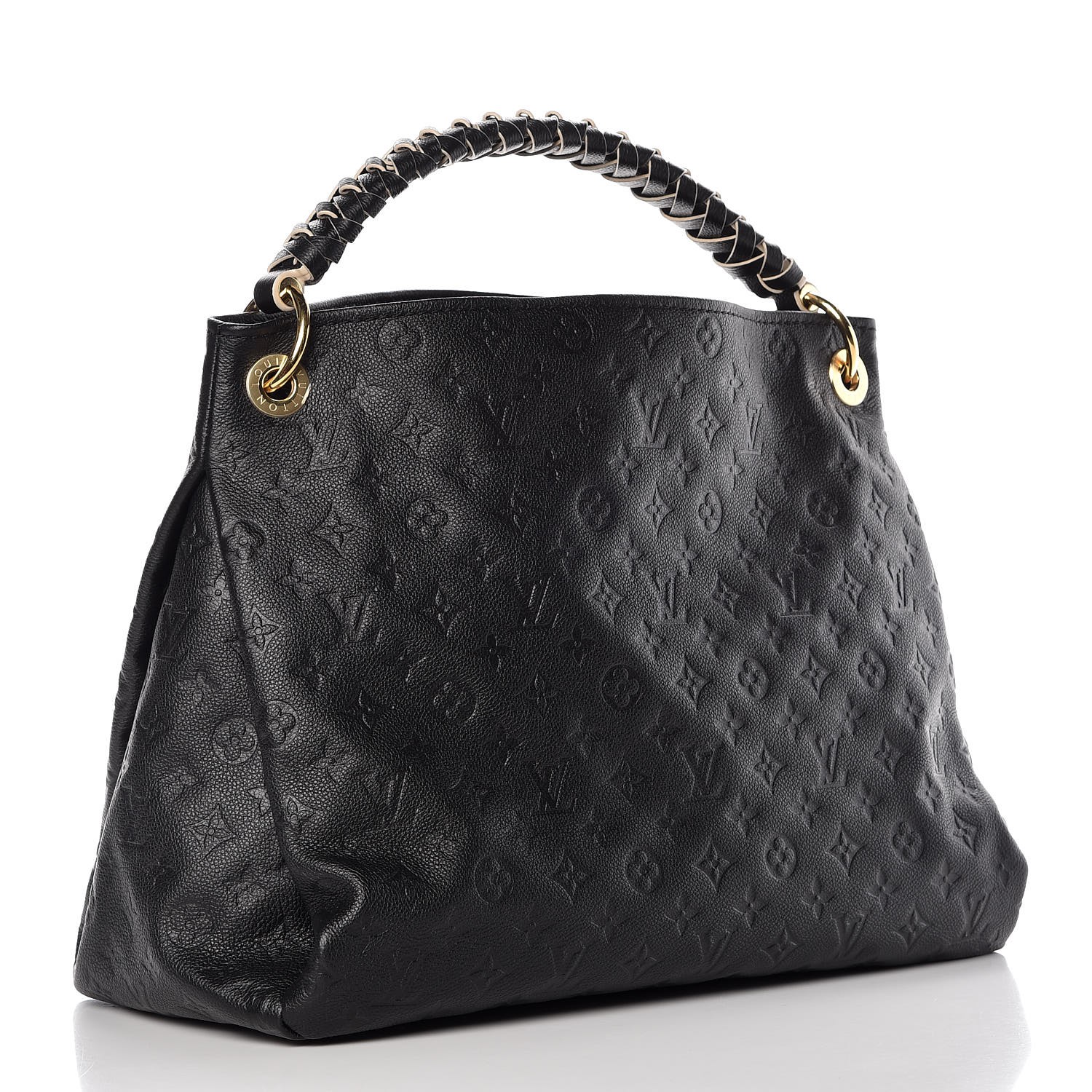 LOUIS VUITTON Empreinte Braided Artsy MM Black 343751