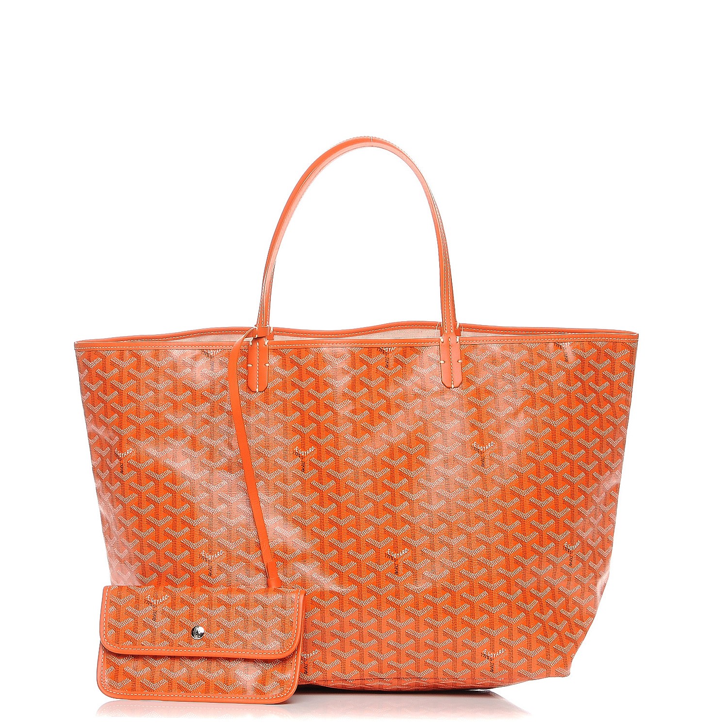 goyard orange tote