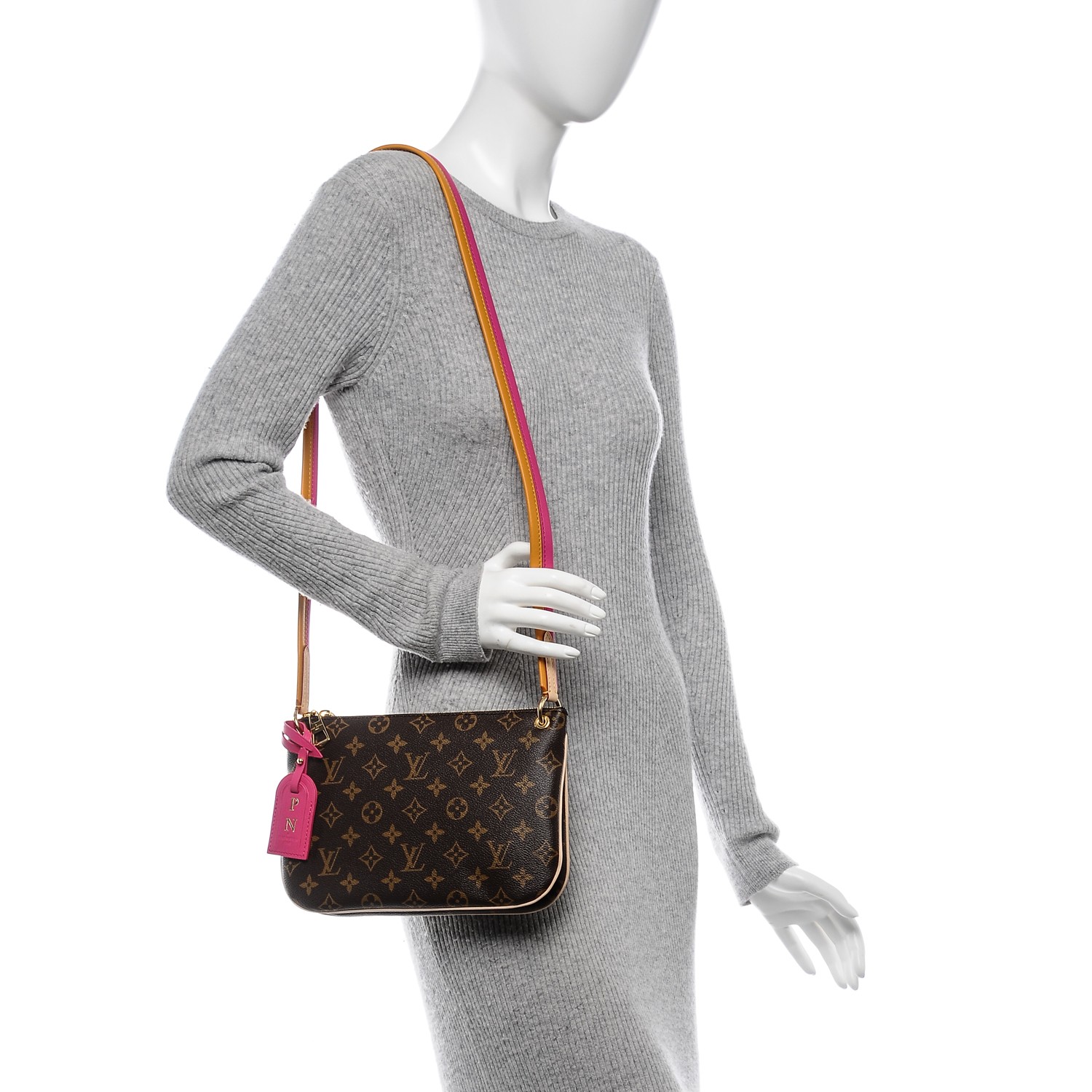 Louis Vuitton Lorette Handbag Monogram Canvas Brown 517981