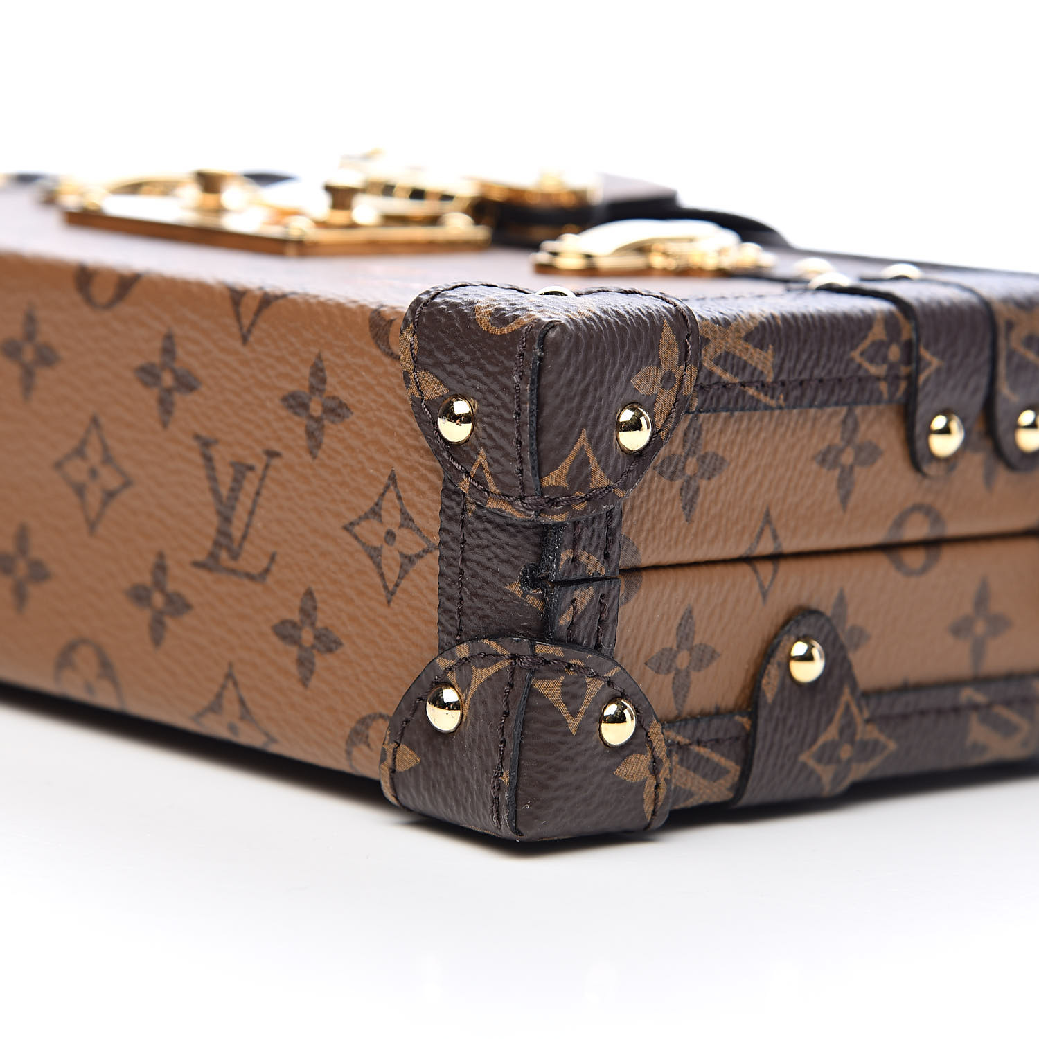 Louis Vuitton Monogram Reverse Petite Malle - Brown Crossbody Bags,  Handbags - LOU775971