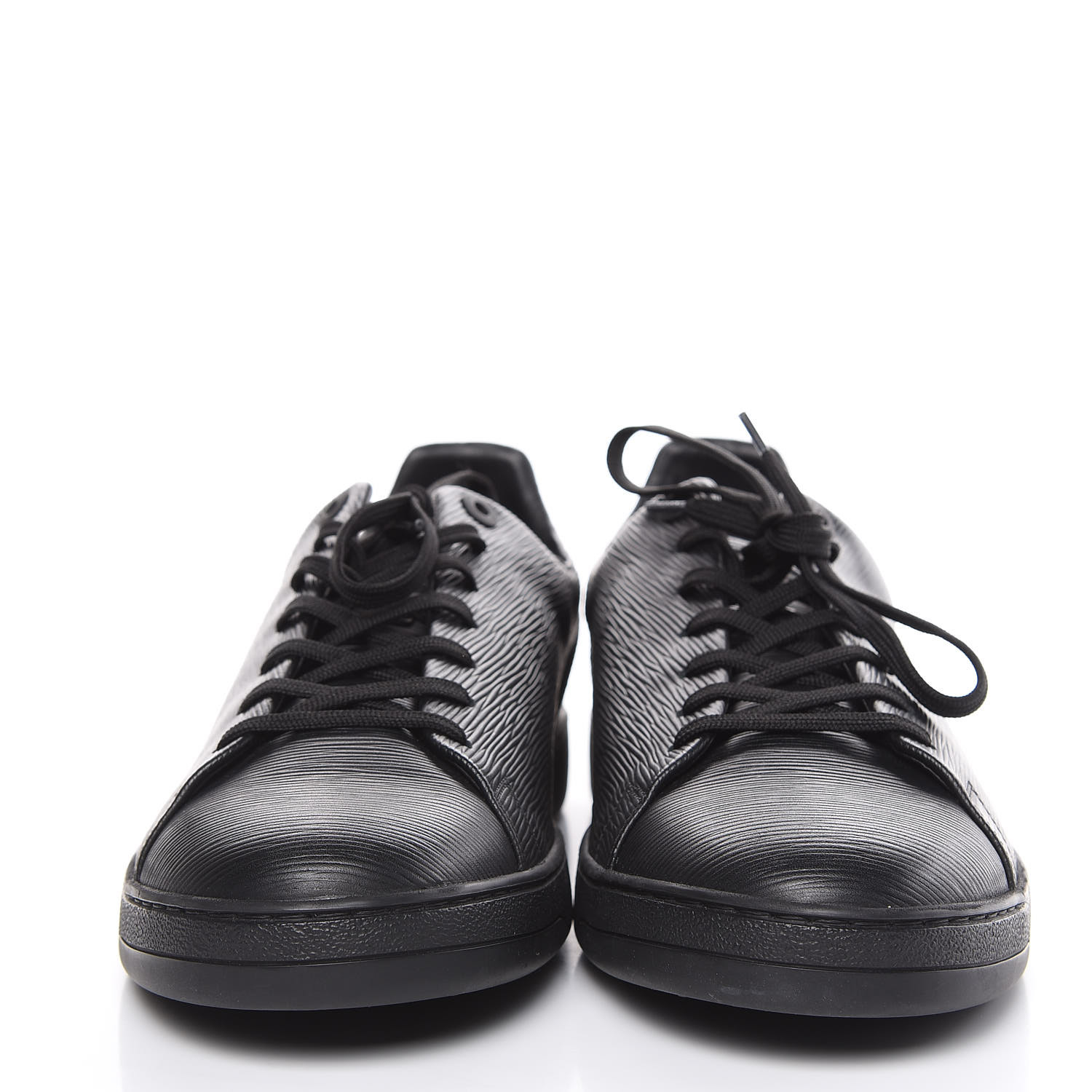 LOUIS VUITTON Epi Mens Low Top Sneakers 12 Black 416175