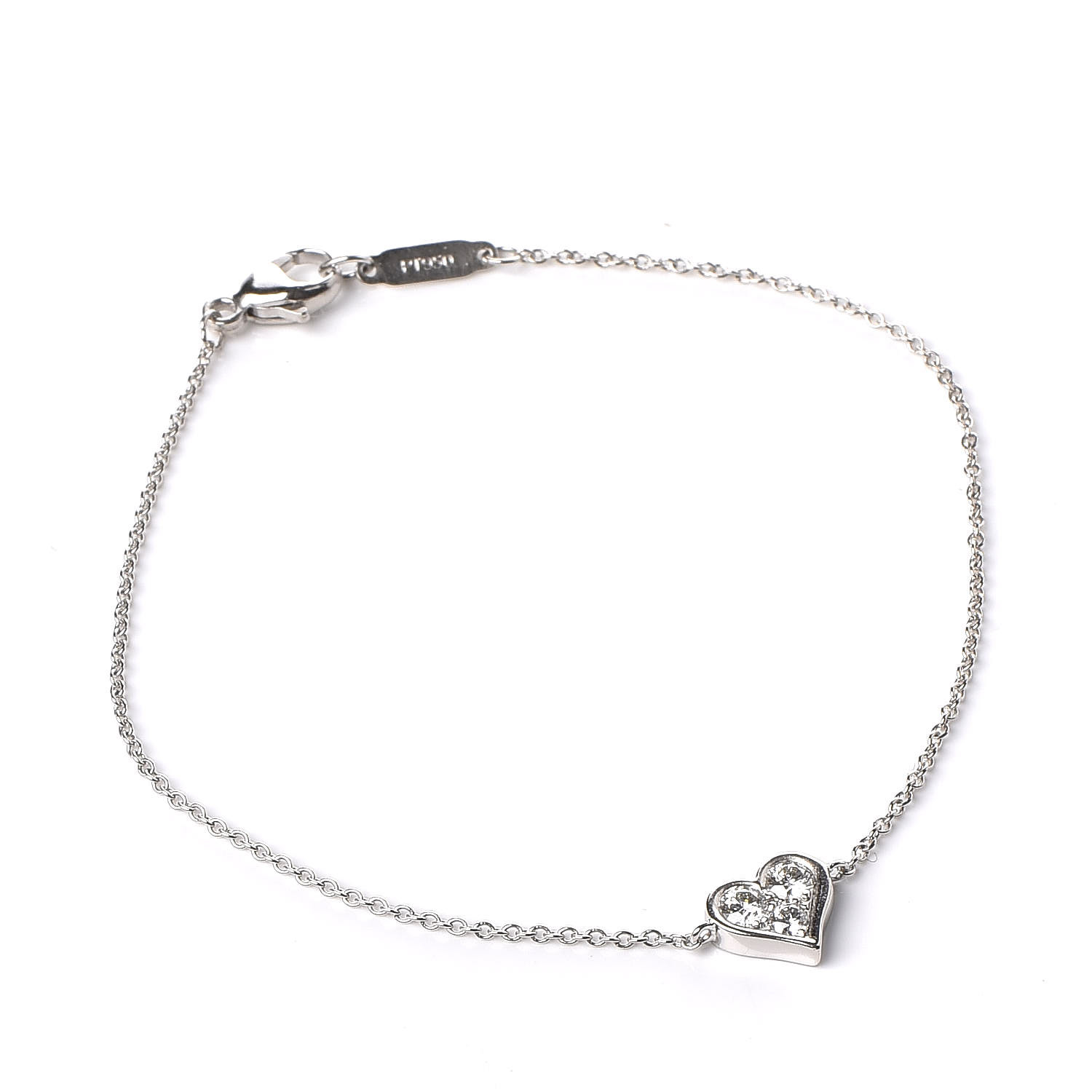 tiffany diamond heart bracelet