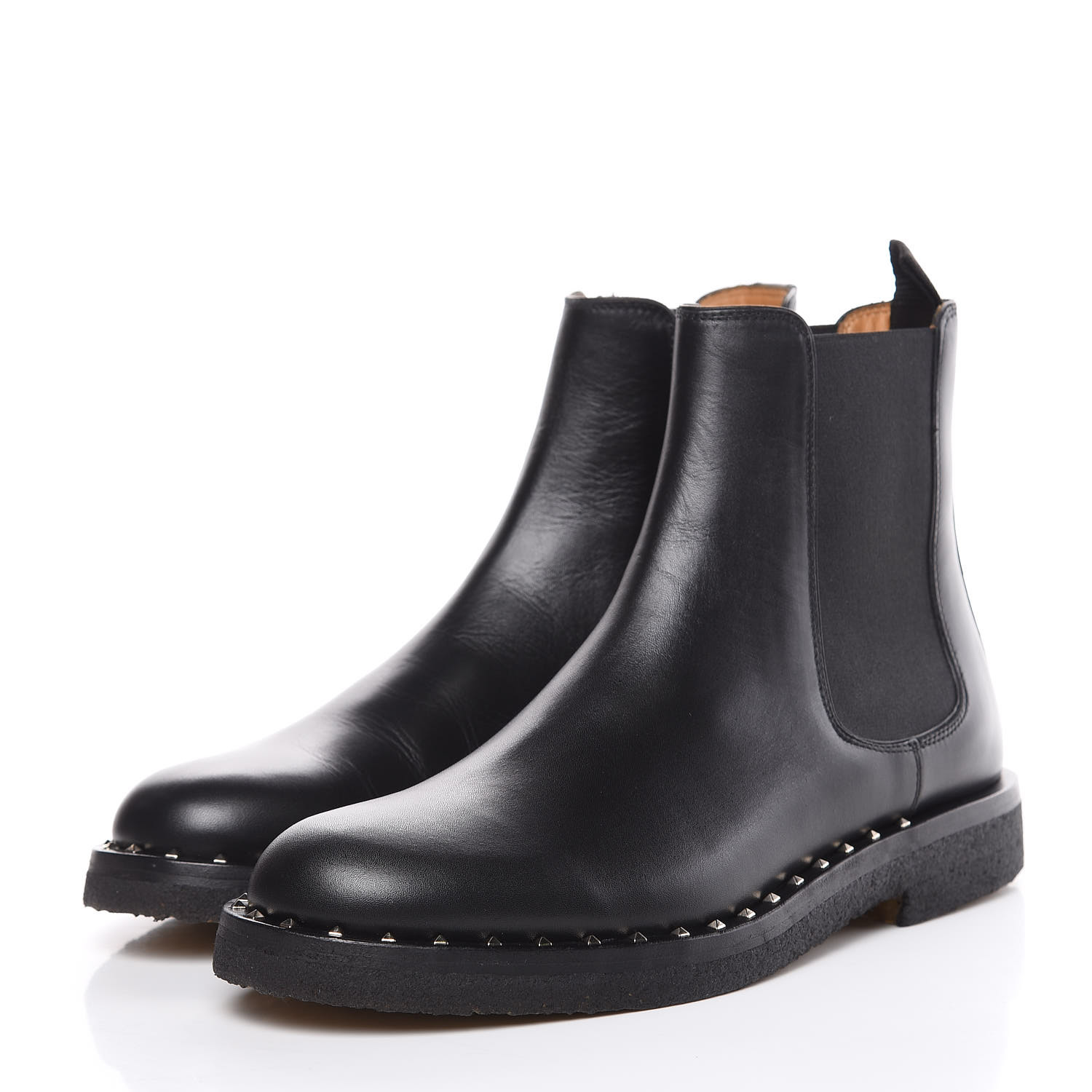 valentino beatle leather platform boots