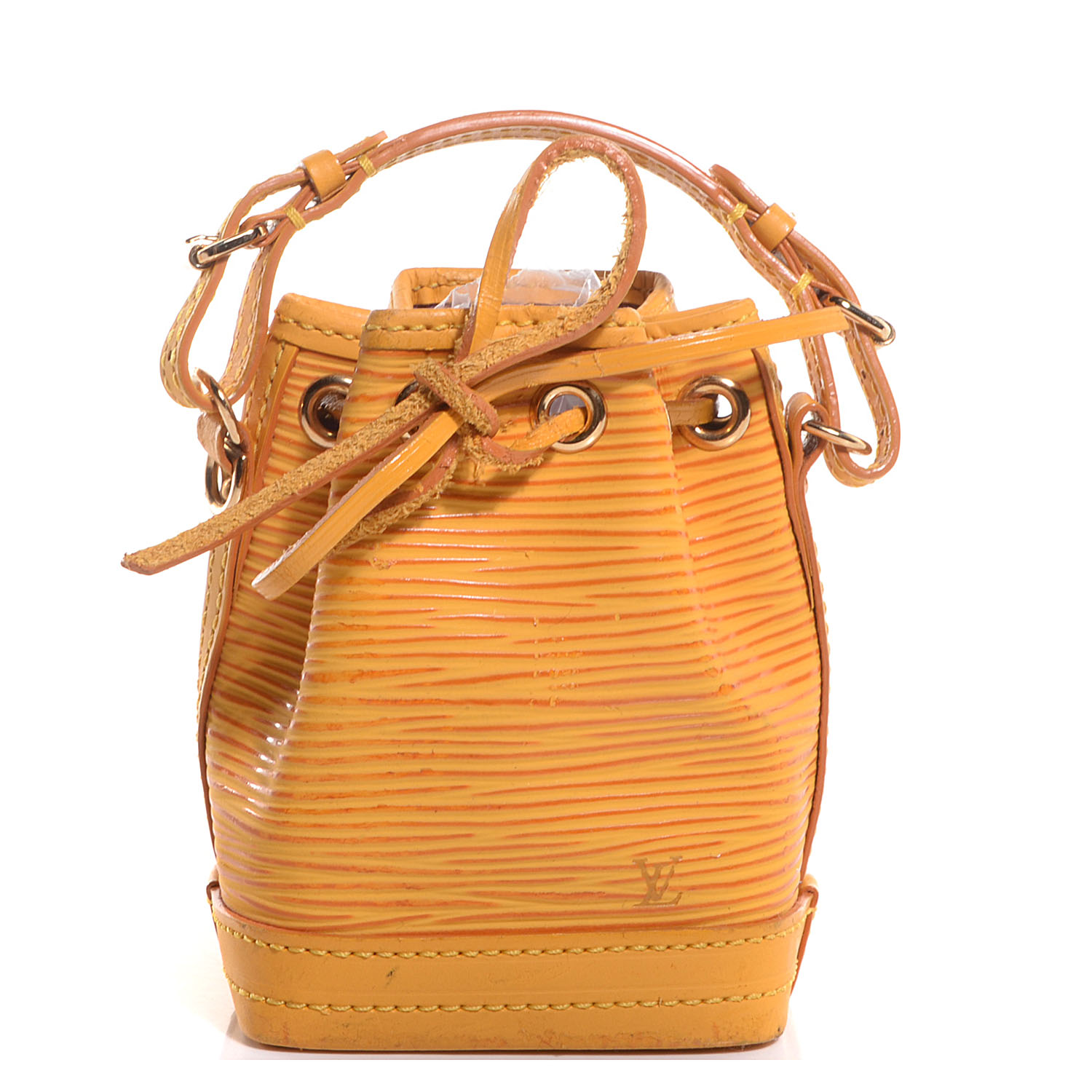 LOUIS VUITTON Epi Mini Noe Bag Charm Tassil Yellow 86889