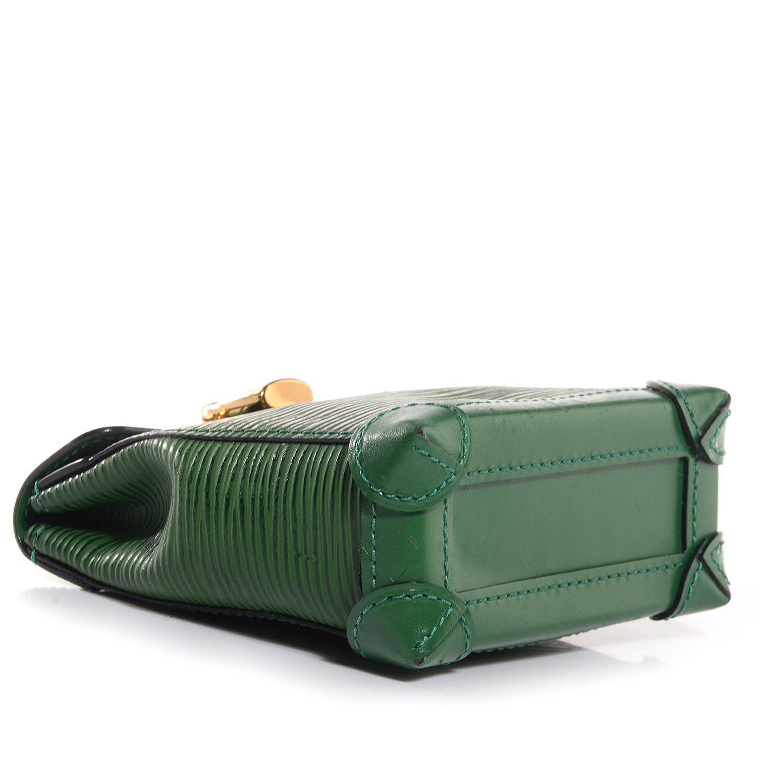 LOUIS VUITTON Epi Mini Steamer Bag Charm Borneo Green 86880