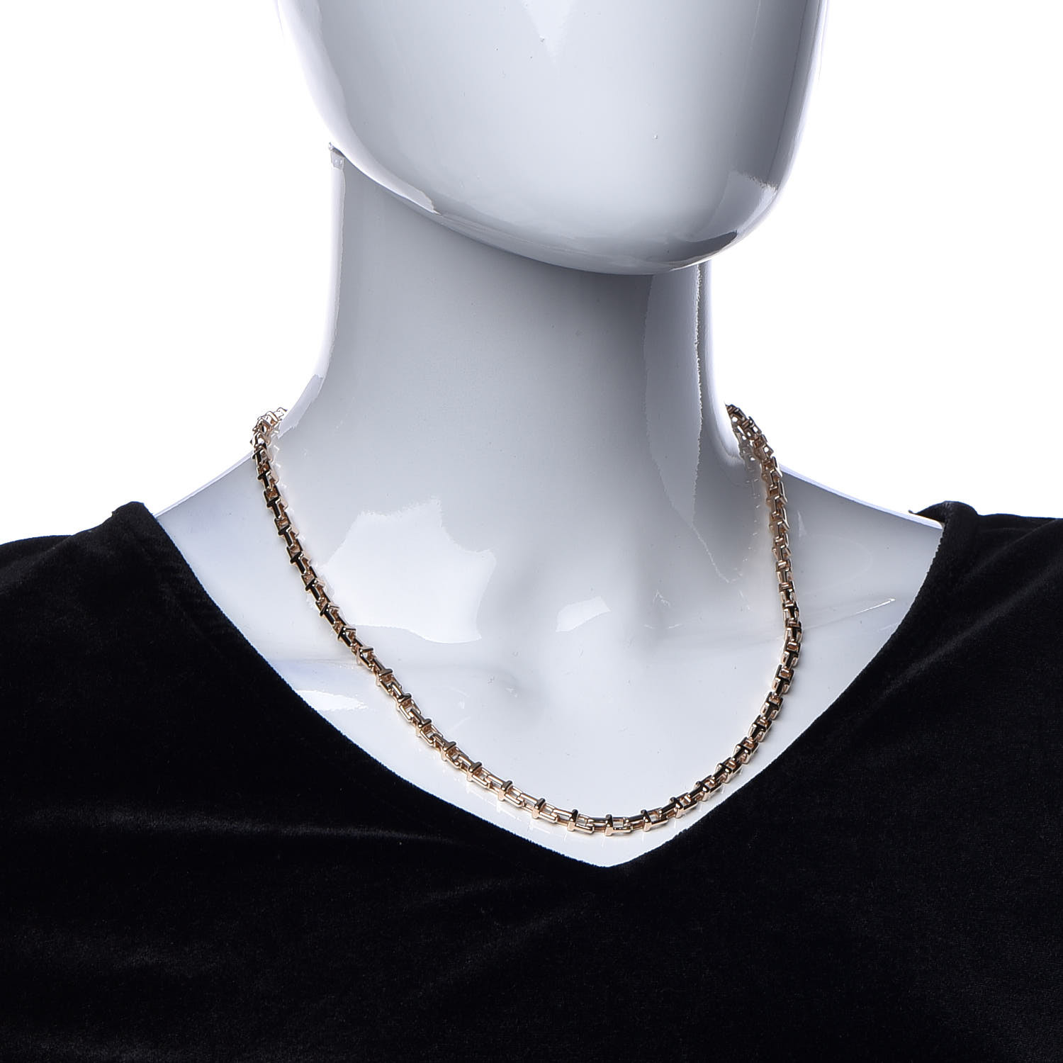 tiffany t narrow chain necklace
