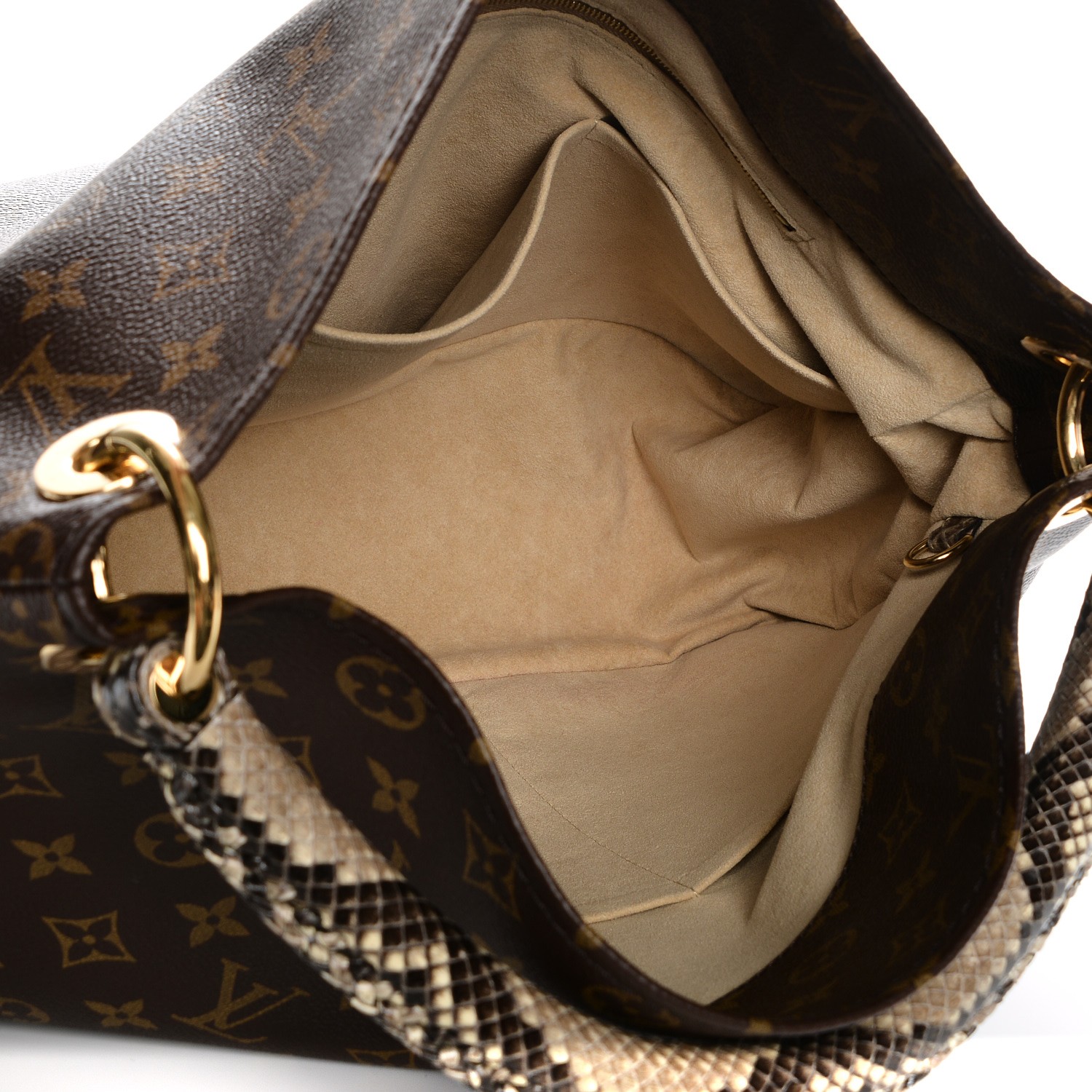LOUIS VUITTON Python Monogram Artsy MM 206052