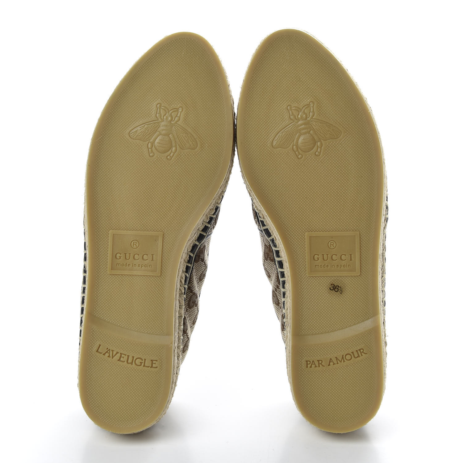 gucci matelasse canvas espadrille